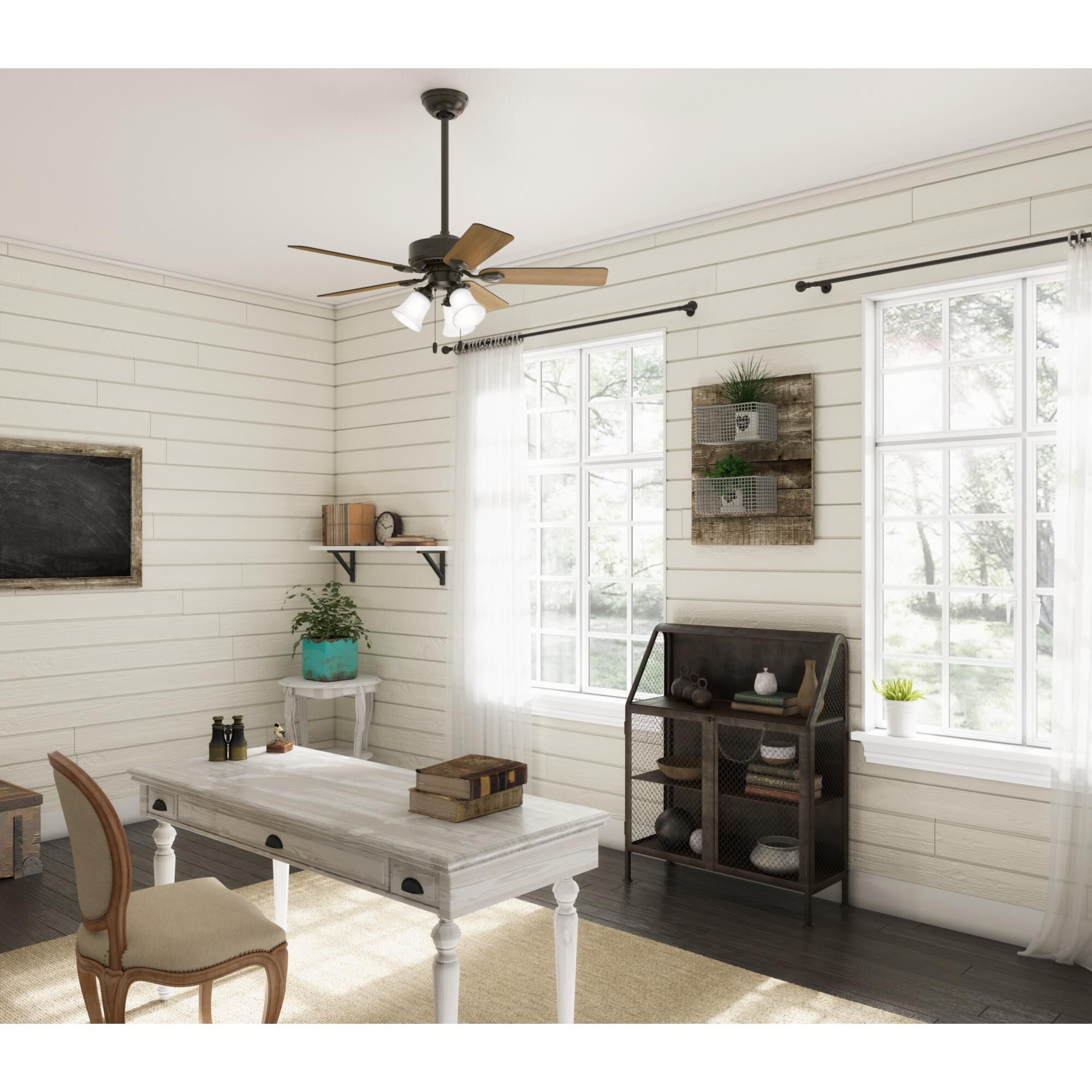 Swanson 44 Inch Ceiling Fan with Light Kit by Hunter Fan