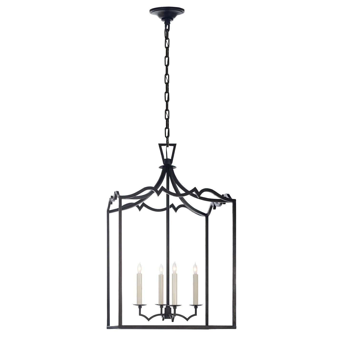 Chapman & Myers Darlana 17 Inch Cage Pendant by Visual Comfort Signature Collection