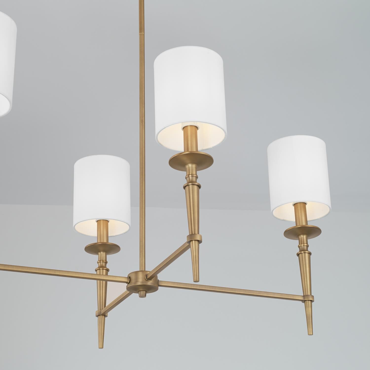 Abbie 48 Inch 6 Light Linear Suspension Light | Capitol Lighting