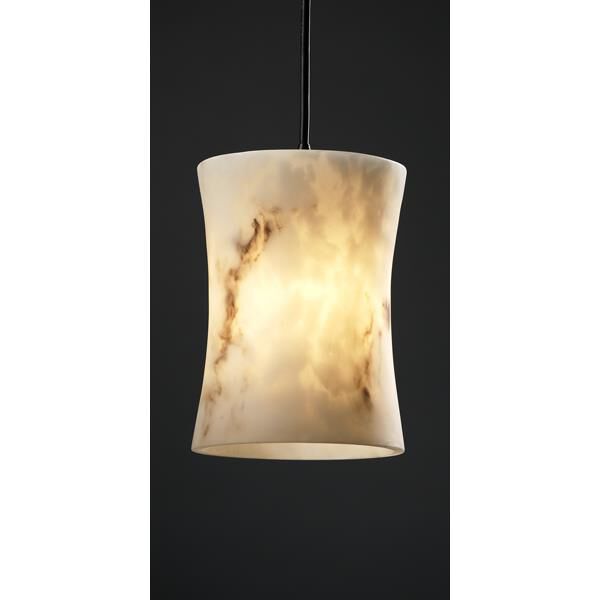 Shown with Faux Alabaster Resin glass and Hourglass accent