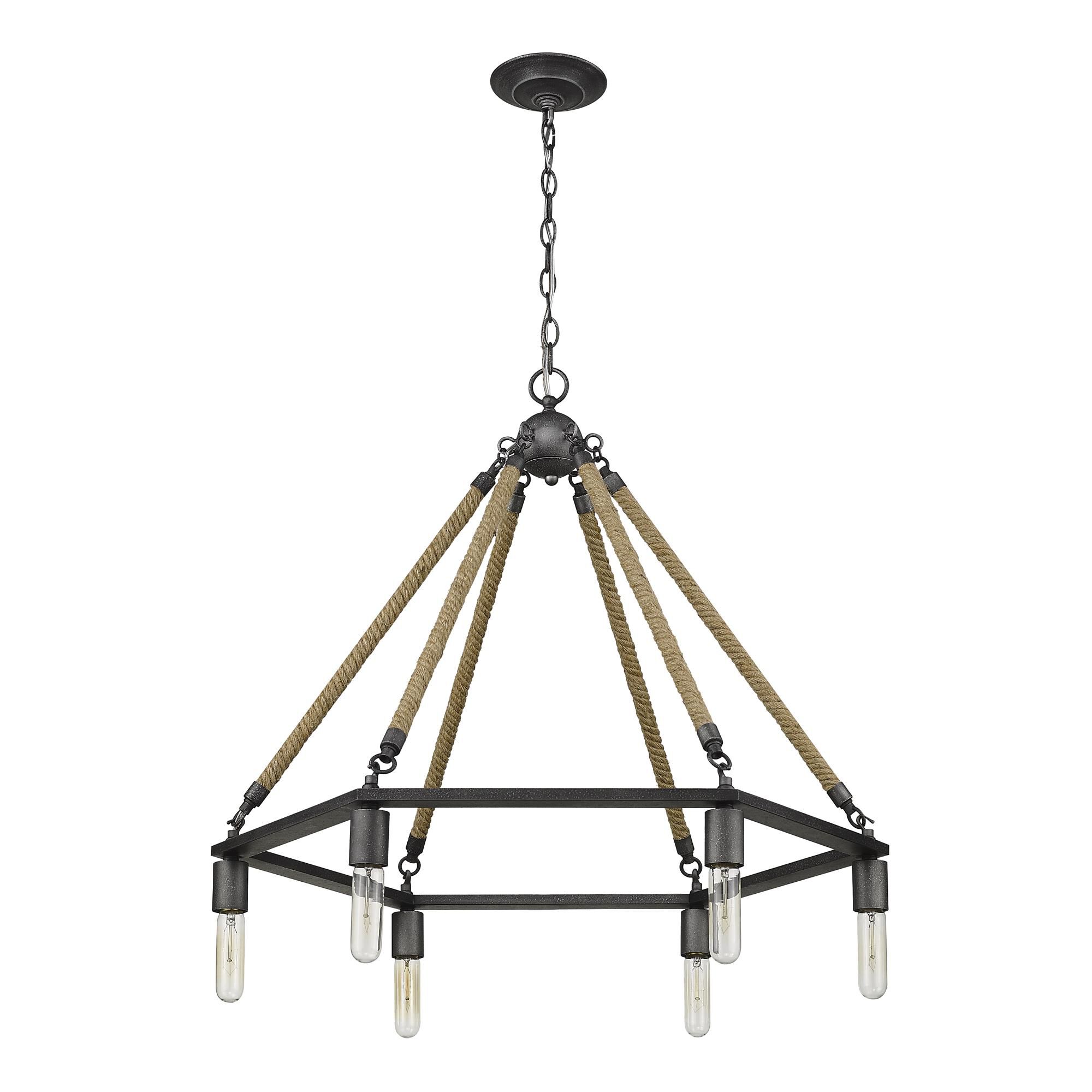 Shown in Antique Gray finish and -- glass and -- shade