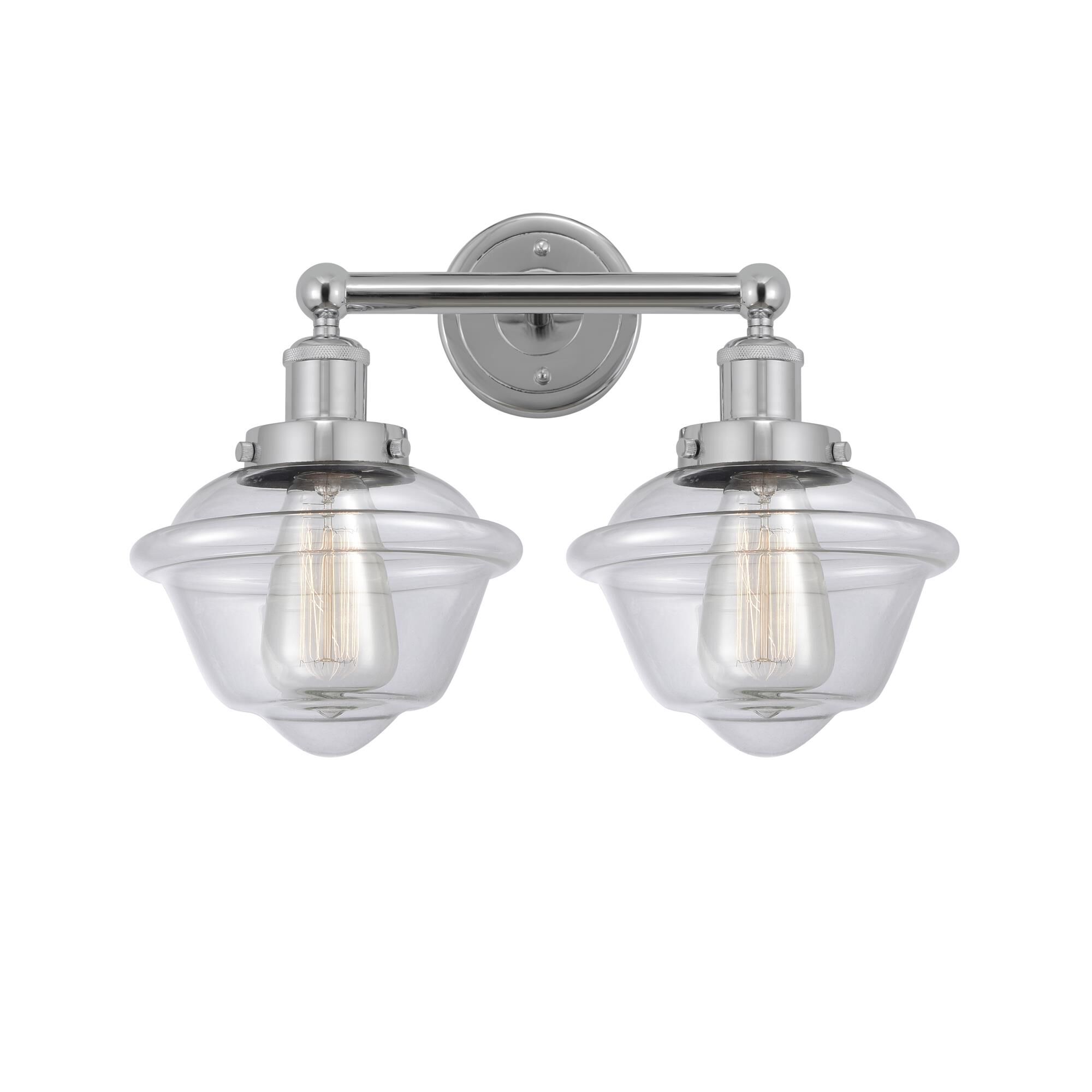 Shown in Polished Chrome, Clear finish and Clear glass and Clear Glass shade