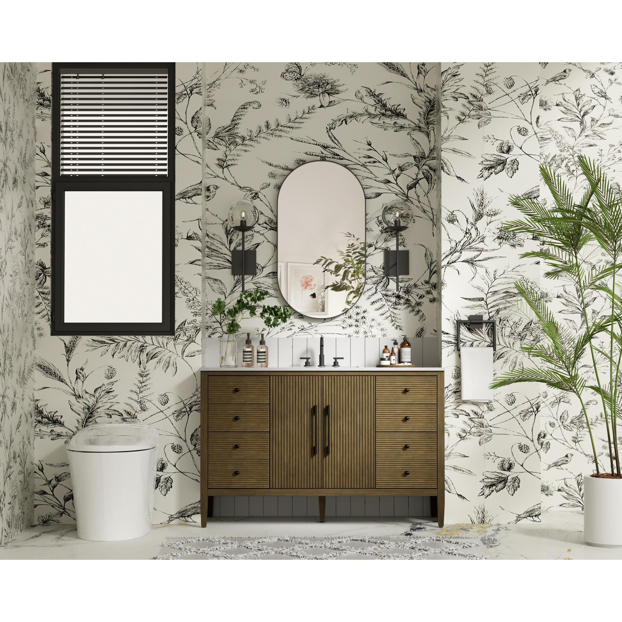 Blakely 54 Inch Bath Vanity by Elegant Dcor