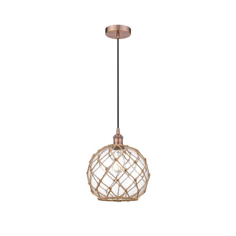 Innovations Lighting Bruno Marashlian Farmhouse Rope 10 Inch Mini Pendant