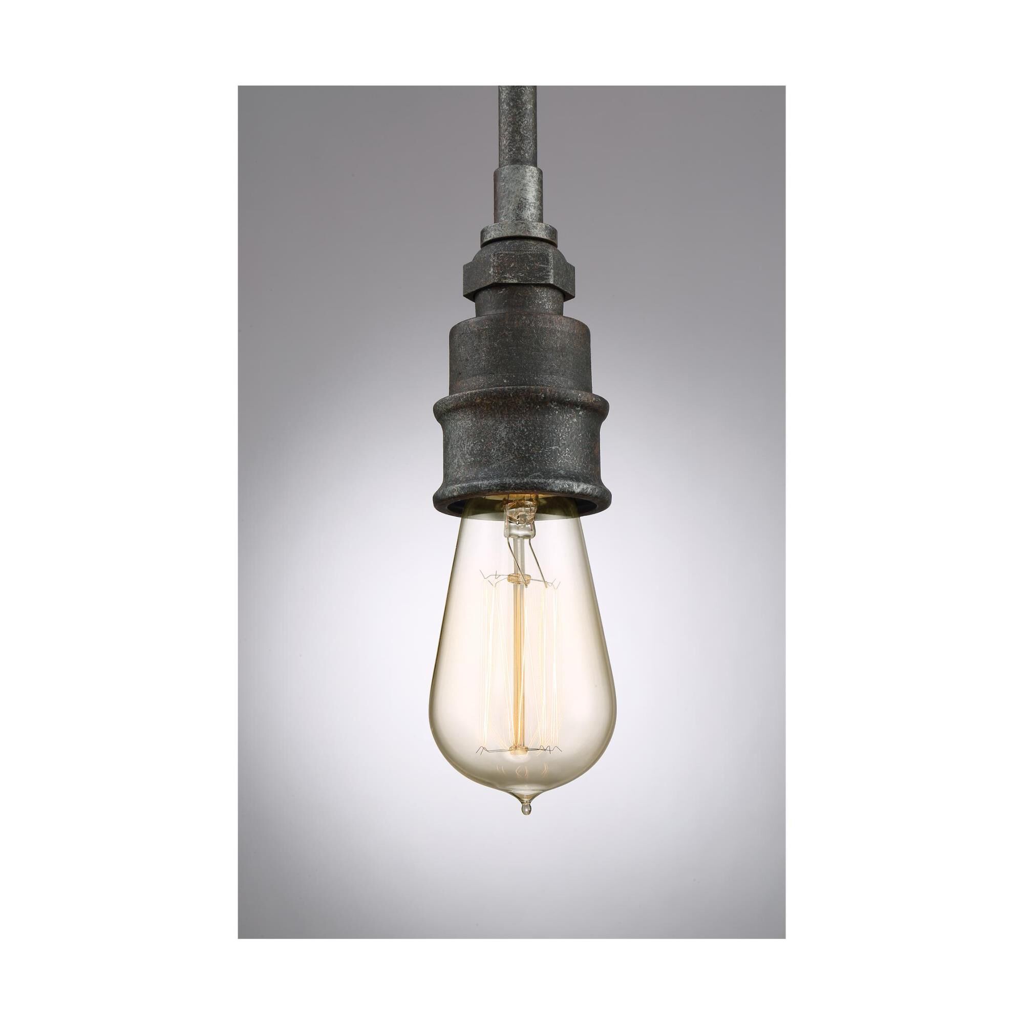 Squire 4 Inch Mini Pendant by Quoizel