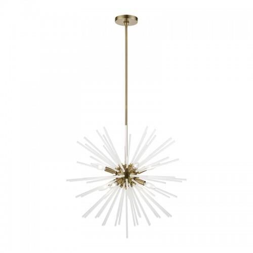 Uptown 25 Inch 8 Light Chandelier by Livex Lighting