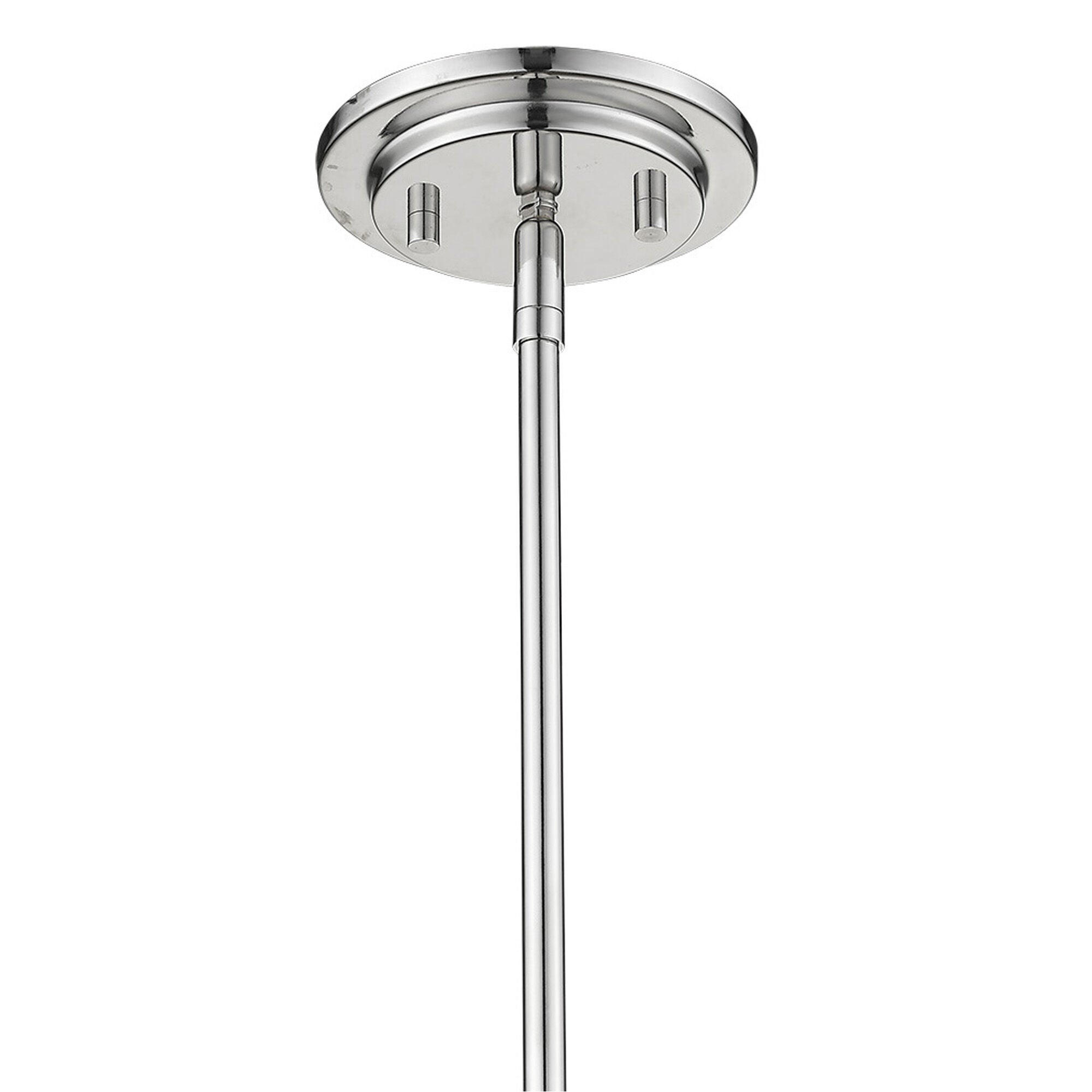 Shown in Polished Nickel finish and Clear glass and Clear, Dome Shaped Glass Globe shade