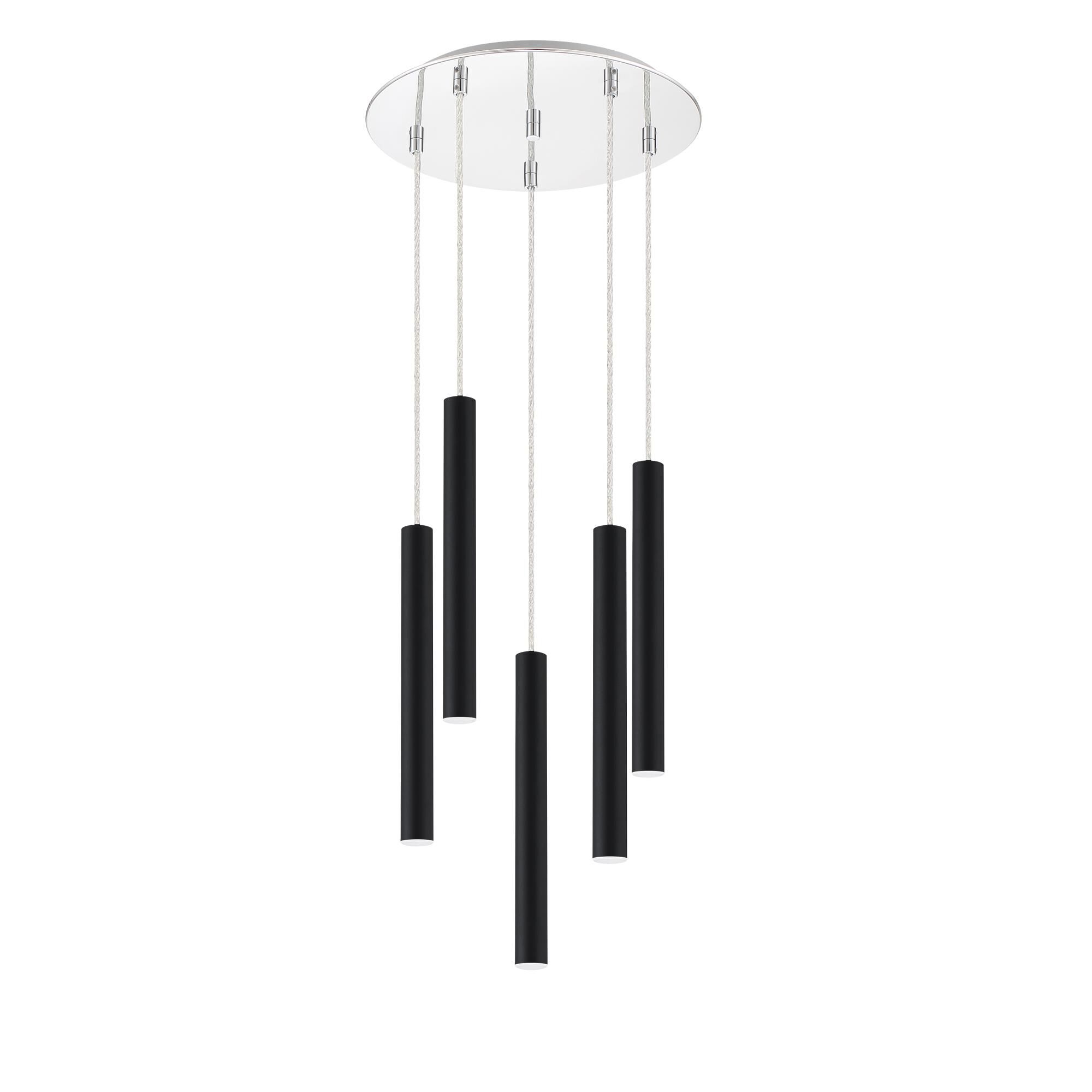 Forest 13 Inch 5 Light LED Linear Suspension Light by Z-Lite