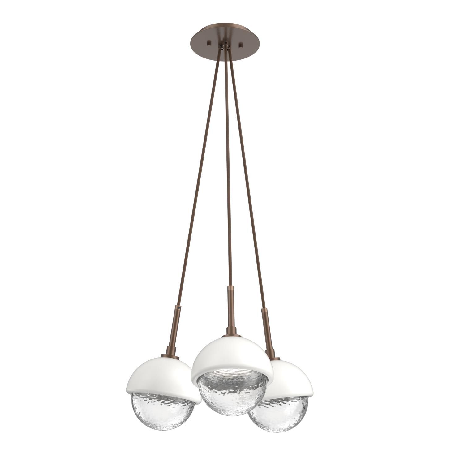 Levi Wilson Cabochon 13 Inch Multi Pendant Light by Hammerton Studio