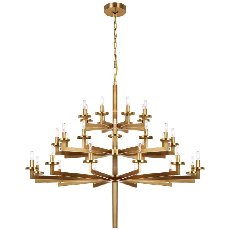 Kelly Wearstler Liaison 47 Inch 32 Light Chandelier by Visual Comfort Signature Collection