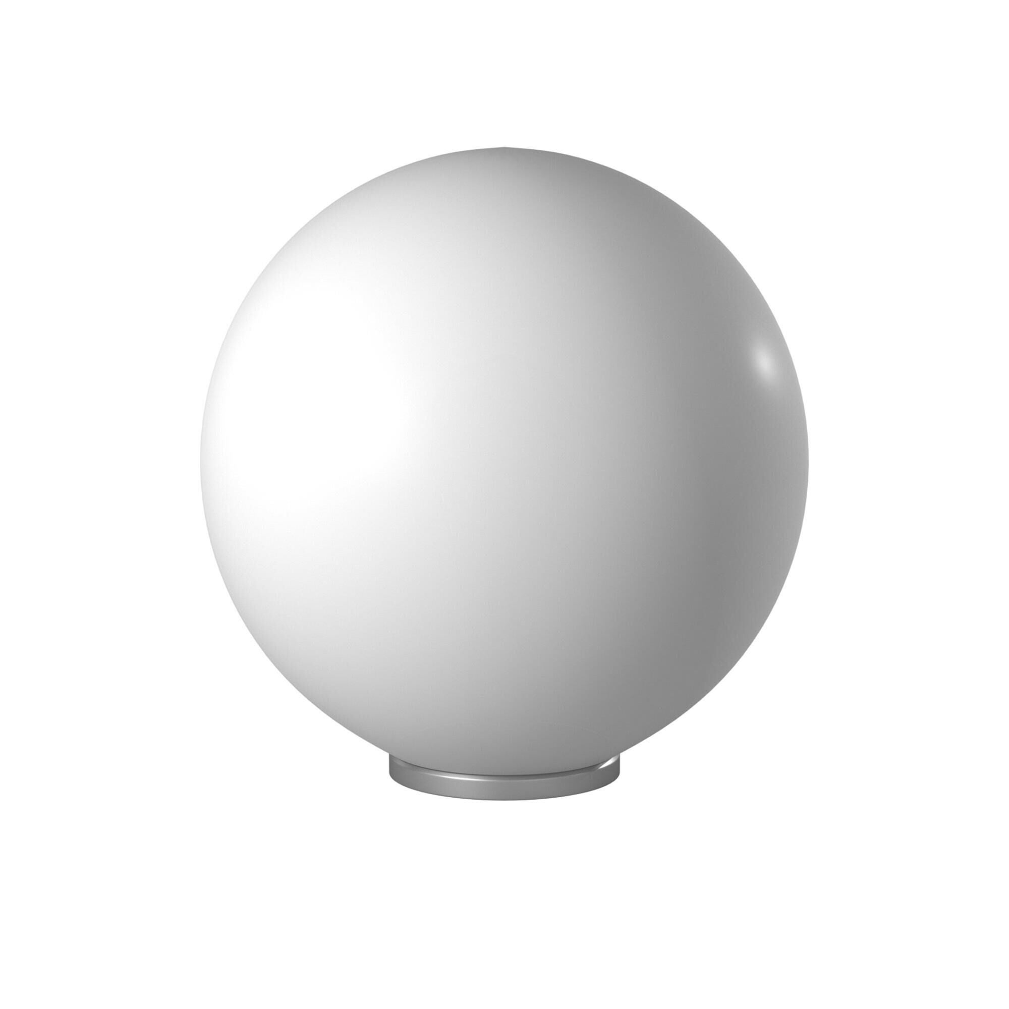 Shown in Silver finish and Opal Frosted glass and Round shade