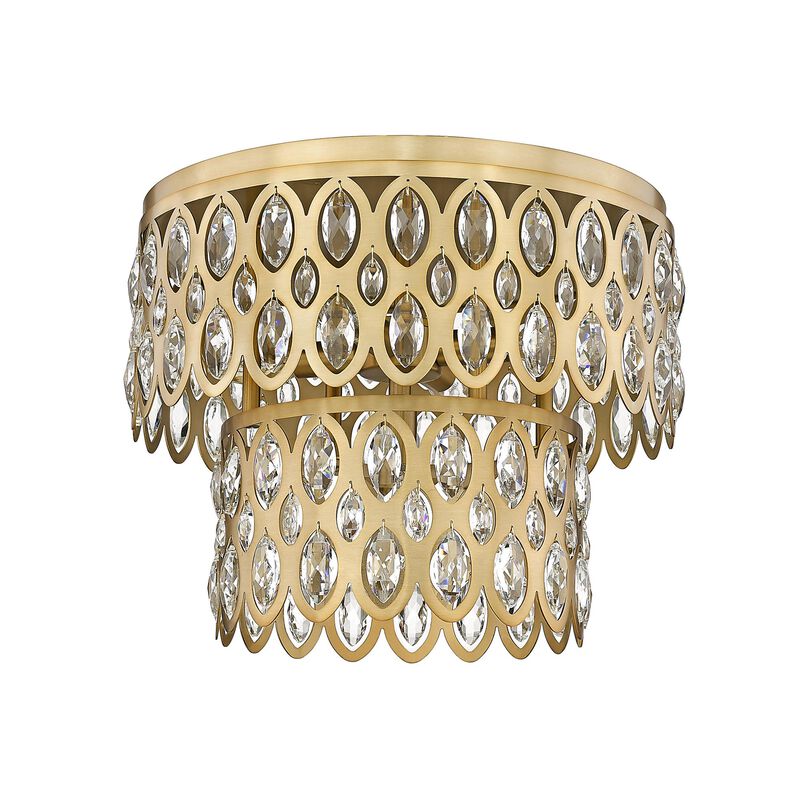 Dealey 15 Inch 5 Light Flush Mount by Z-Lite