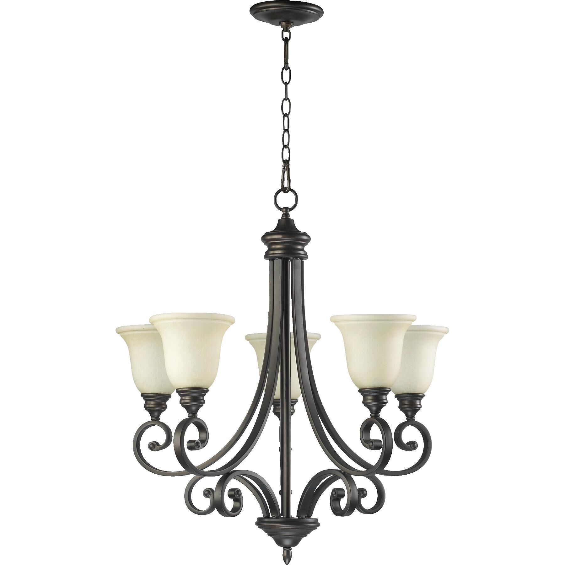 Bryant 28 Inch 5 Light Chandelier by Quorum International