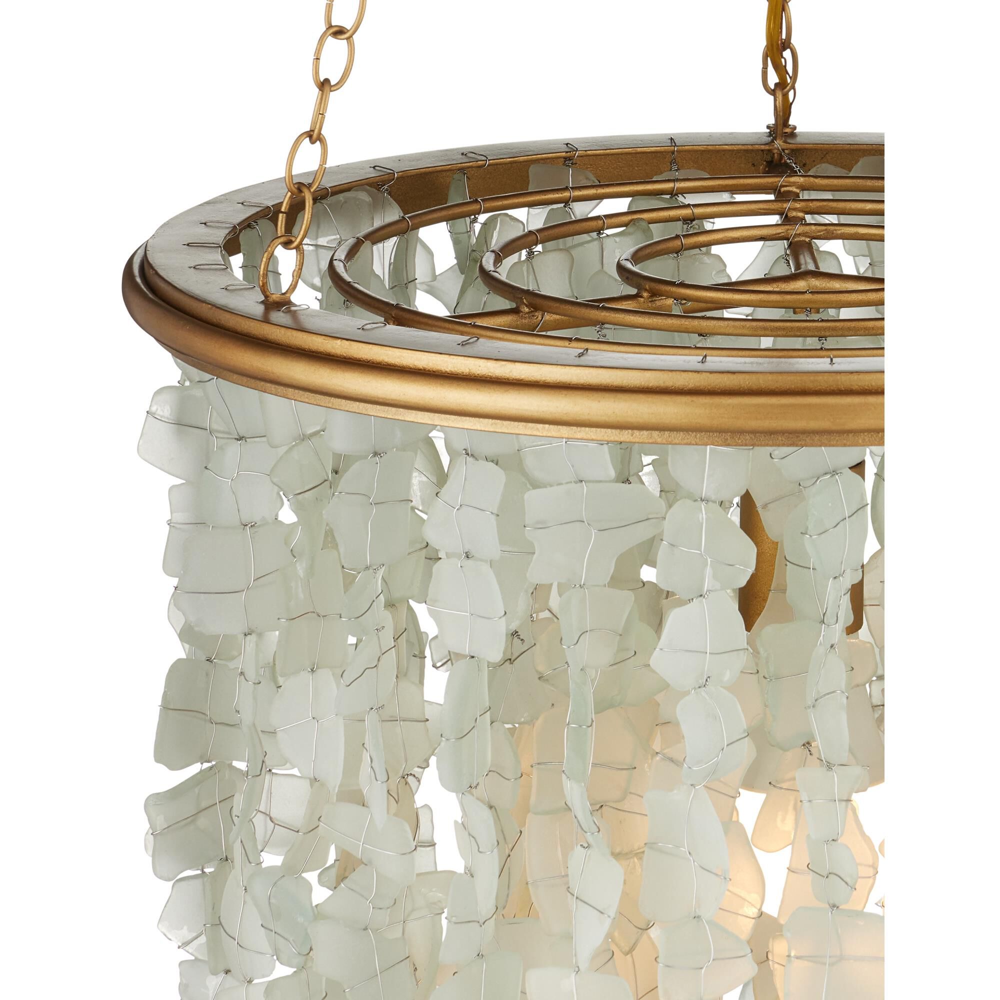 Shown in Seaglass and Contemporary Gold finish