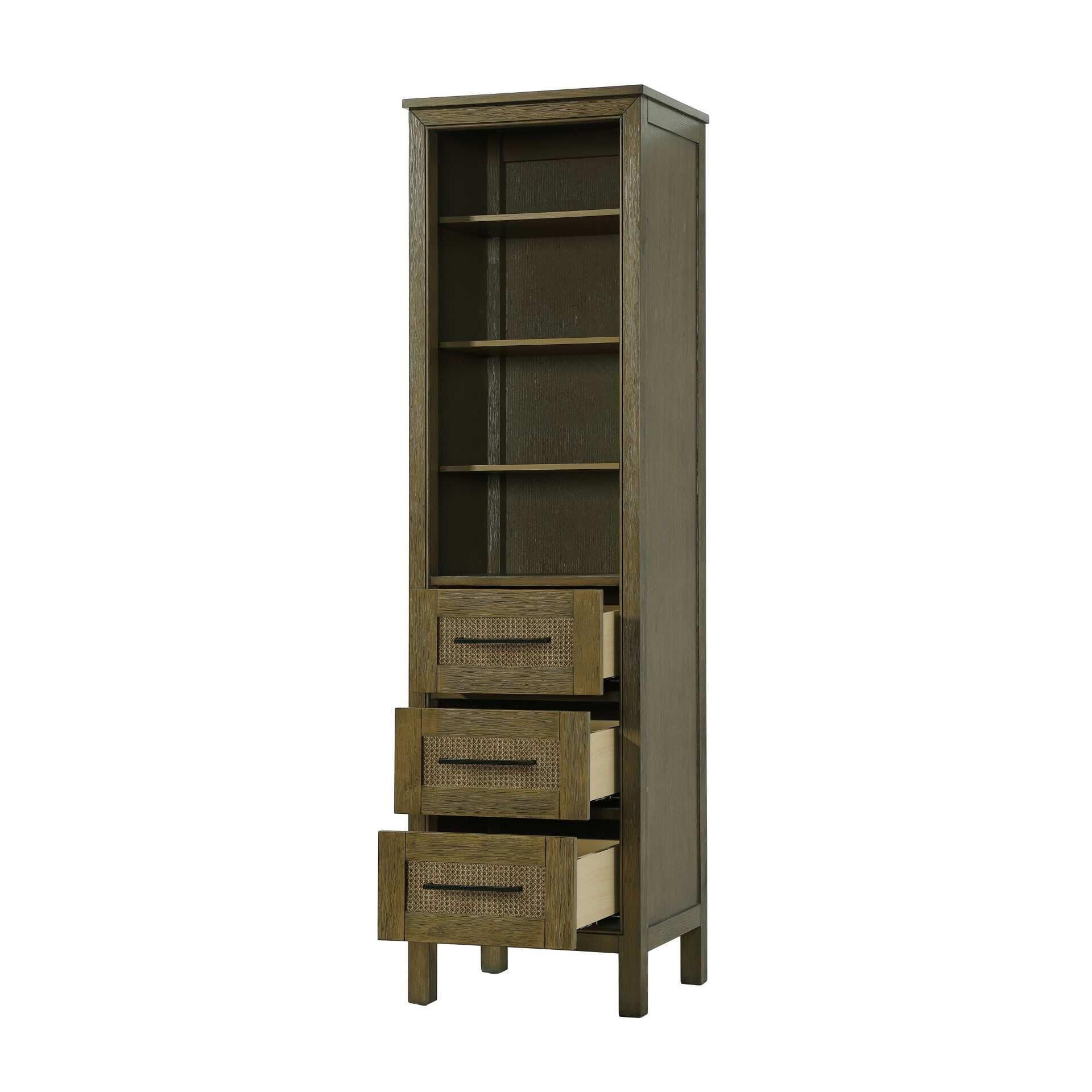 Shown in Hazel Oak finish