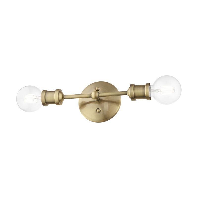 Lansdale 12 Inch 2 Light Bath Vanity Light by Livex Lighting