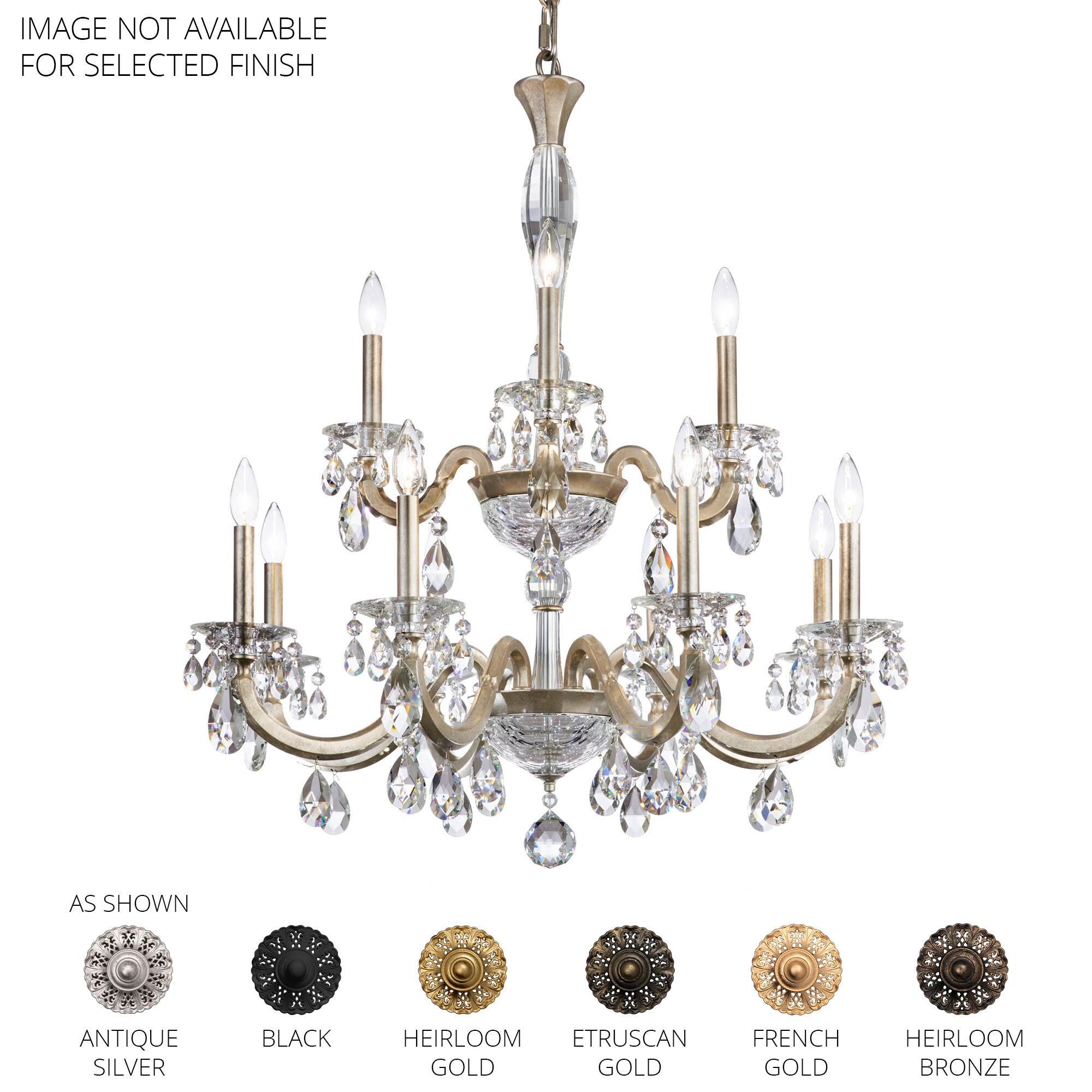 San Marco 32 Inch 12 Light Chandelier by Schonbek