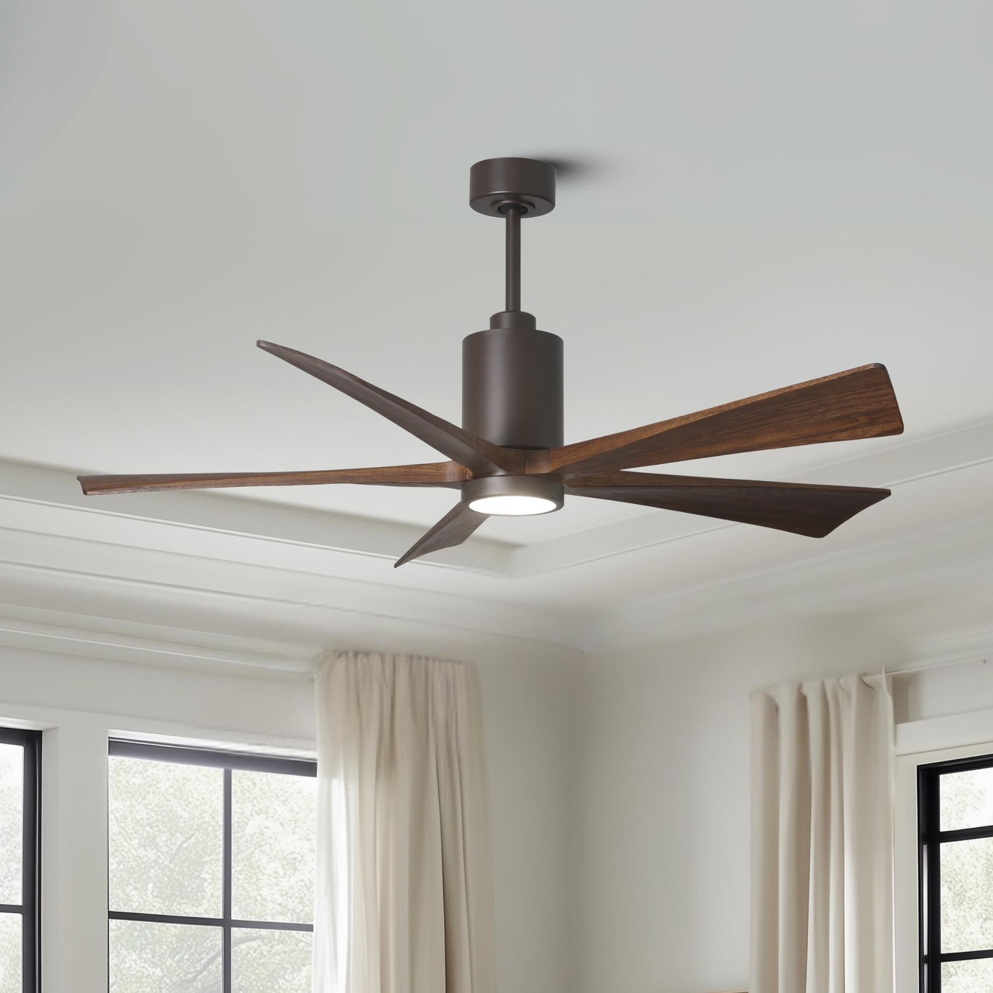 Patricia 60 Inch Ceiling Fan with Light Kit by Matthews Fan Company