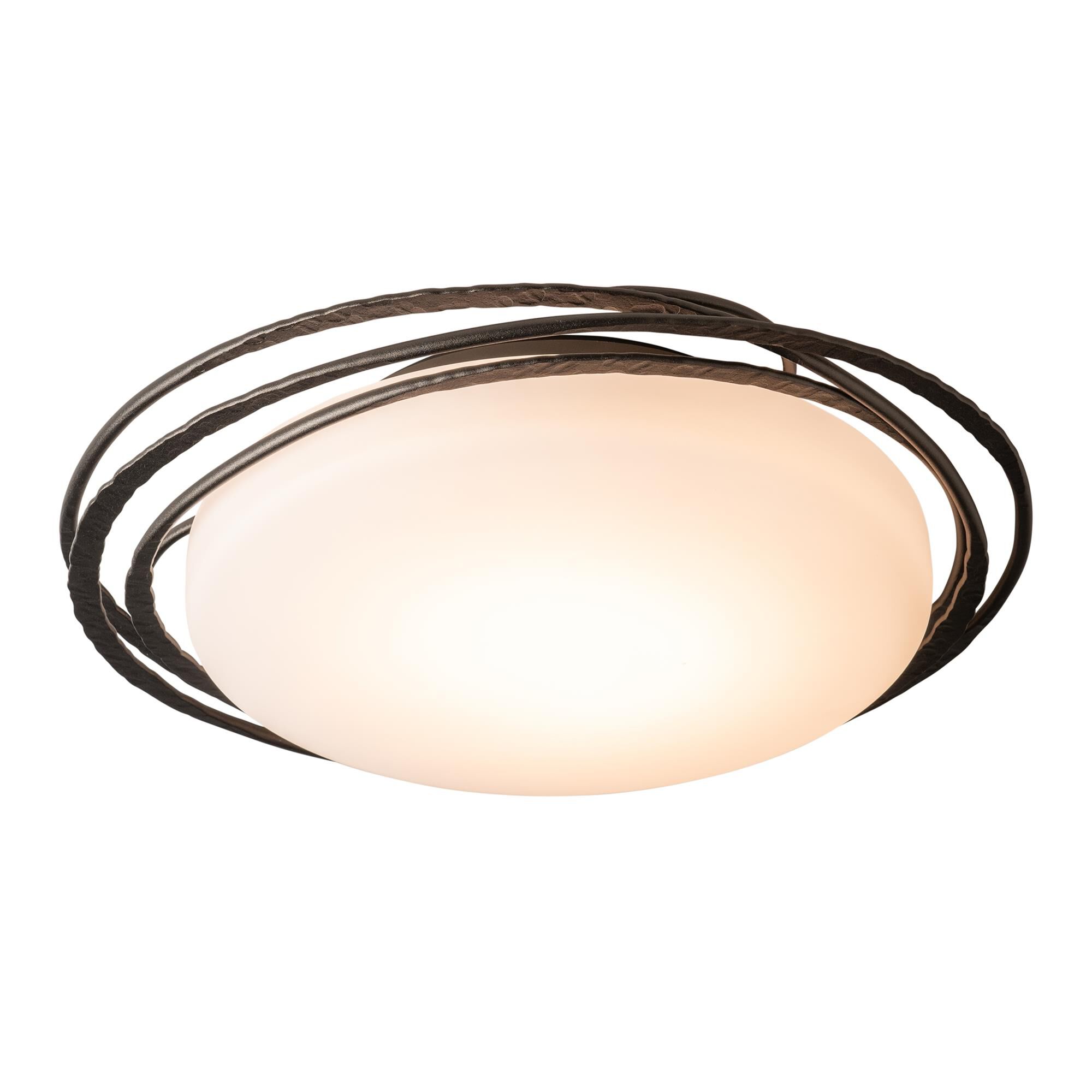 Shown in Oil Rubbed Bronze finish and Opal shade