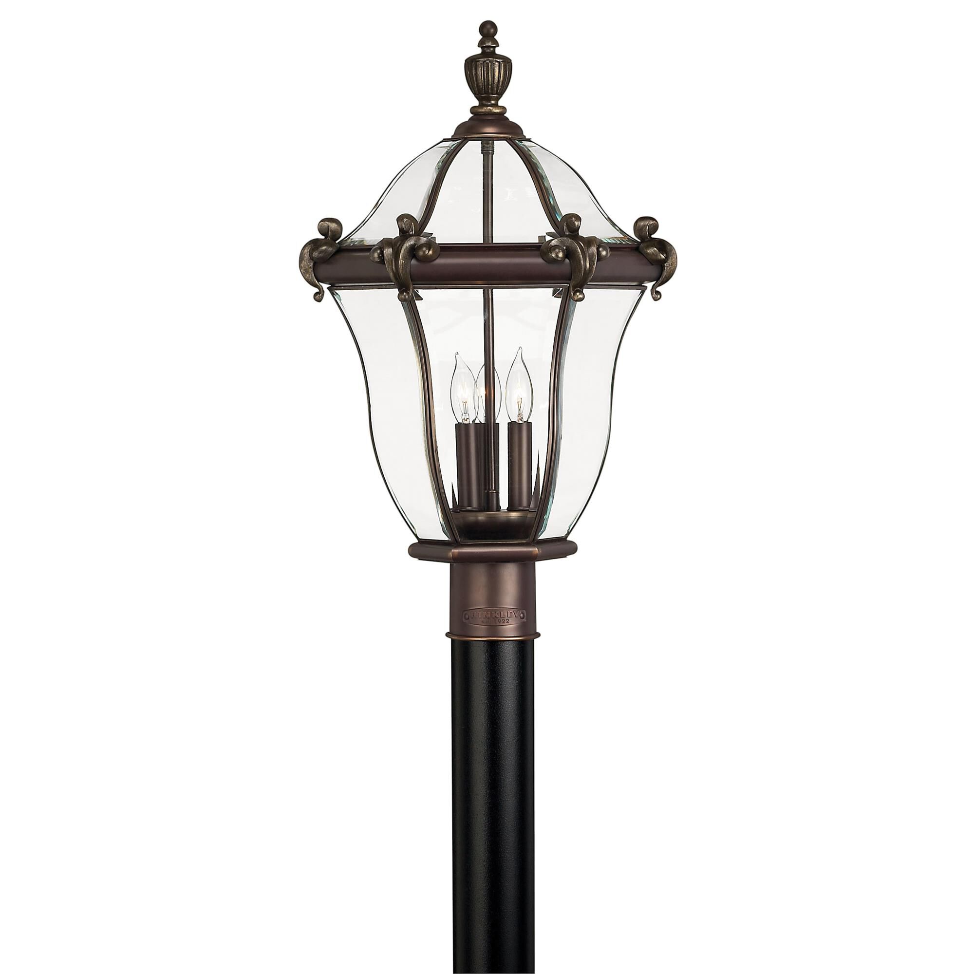 San Clemente 22 Inch Outdoor Post Lamp,
