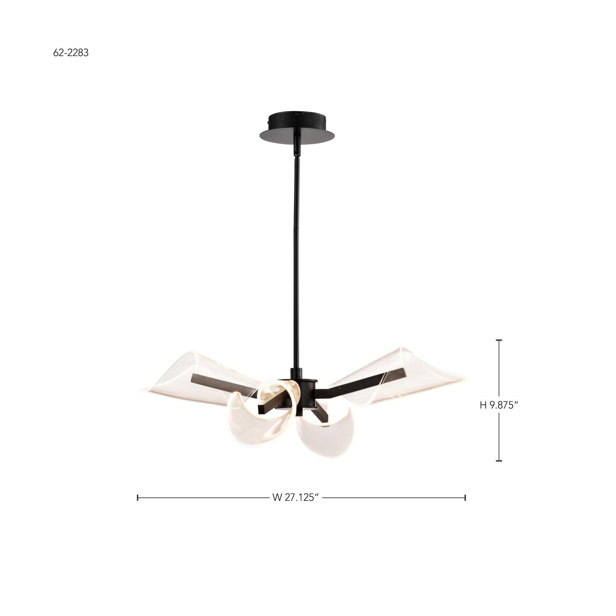 Sedona 27 Inch Chandelier by Nuvo Lighting