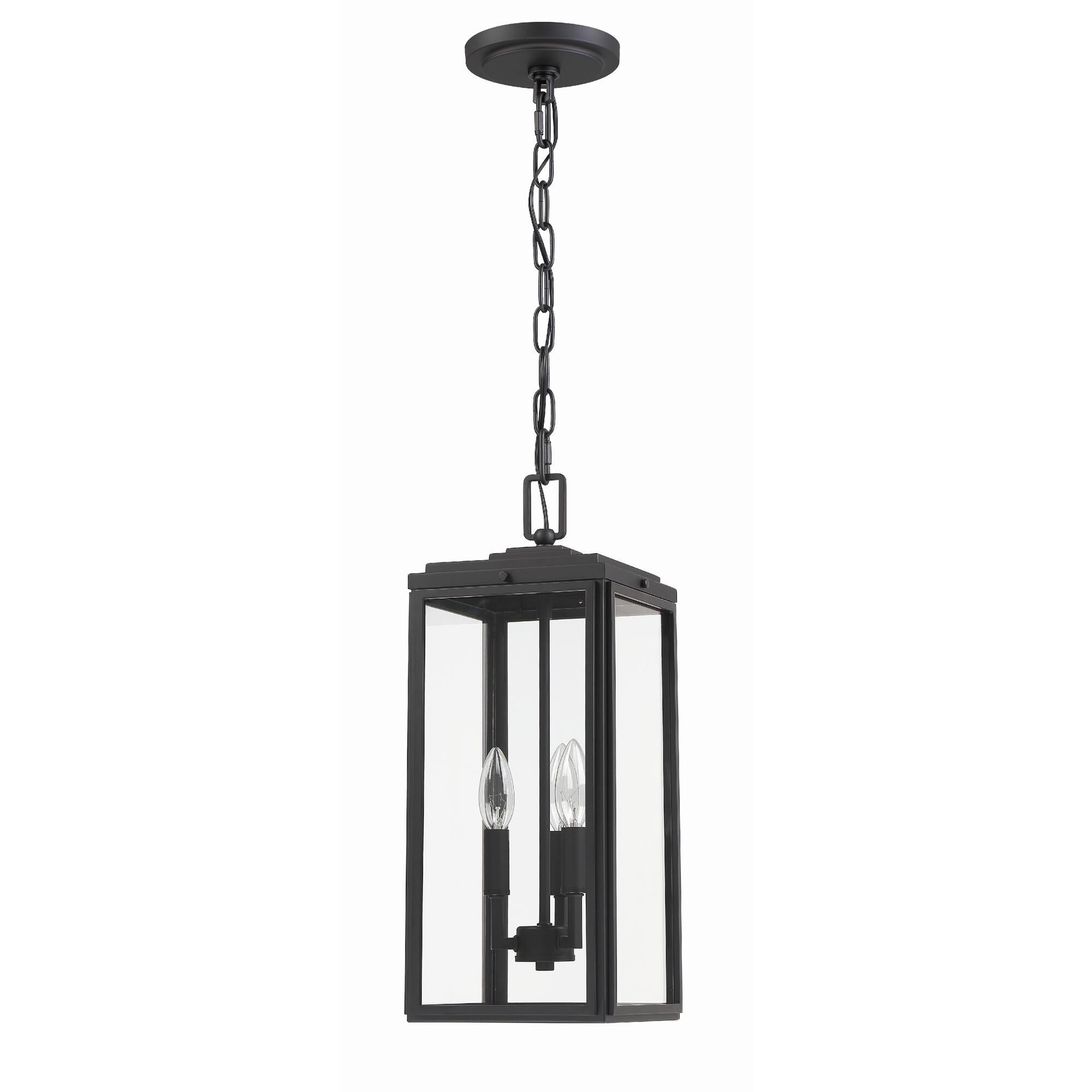 Shown in Matte Black finish and Clear glass and Clear Glass shade
