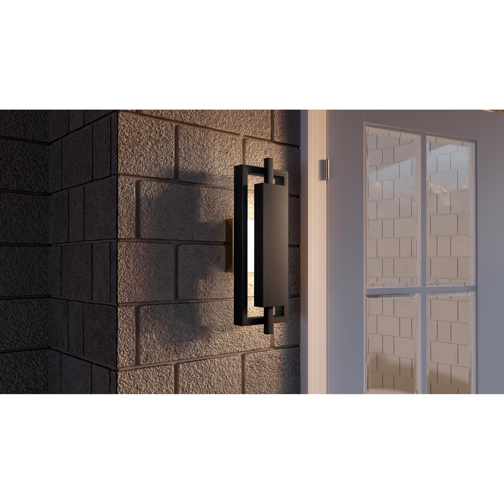 Quoizel Pointsett 16 Inch Tall LED Outdoor Wall Light
