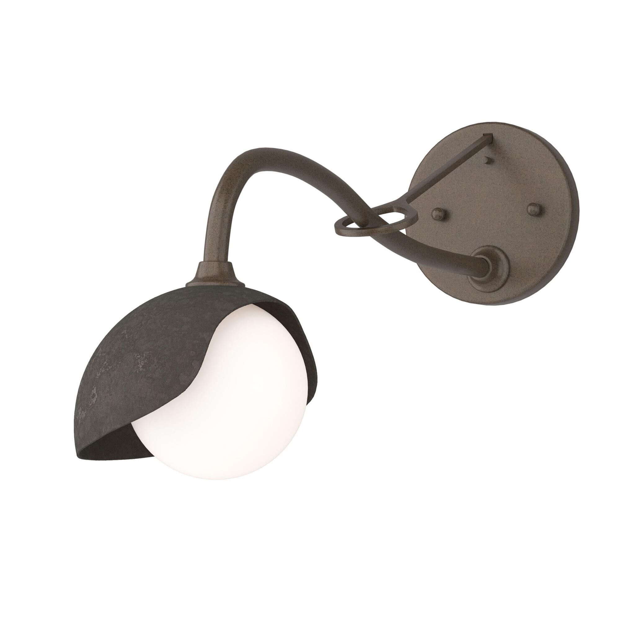 Shown in Bronze finish and Opal glass and Dark Smoke (07) accent