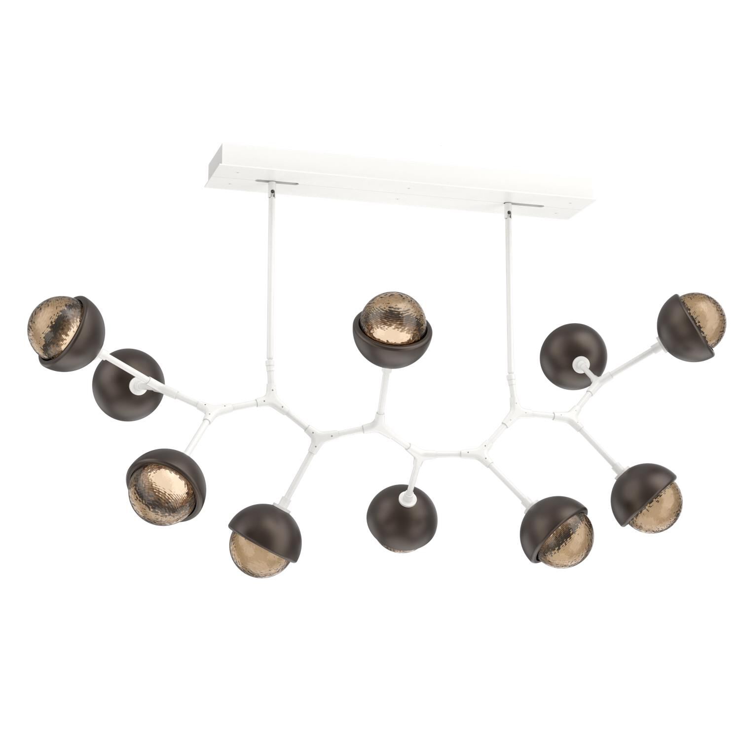 Levi Wilson Cabochon 56 Inch Linear Suspension Light by Hammerton Studio