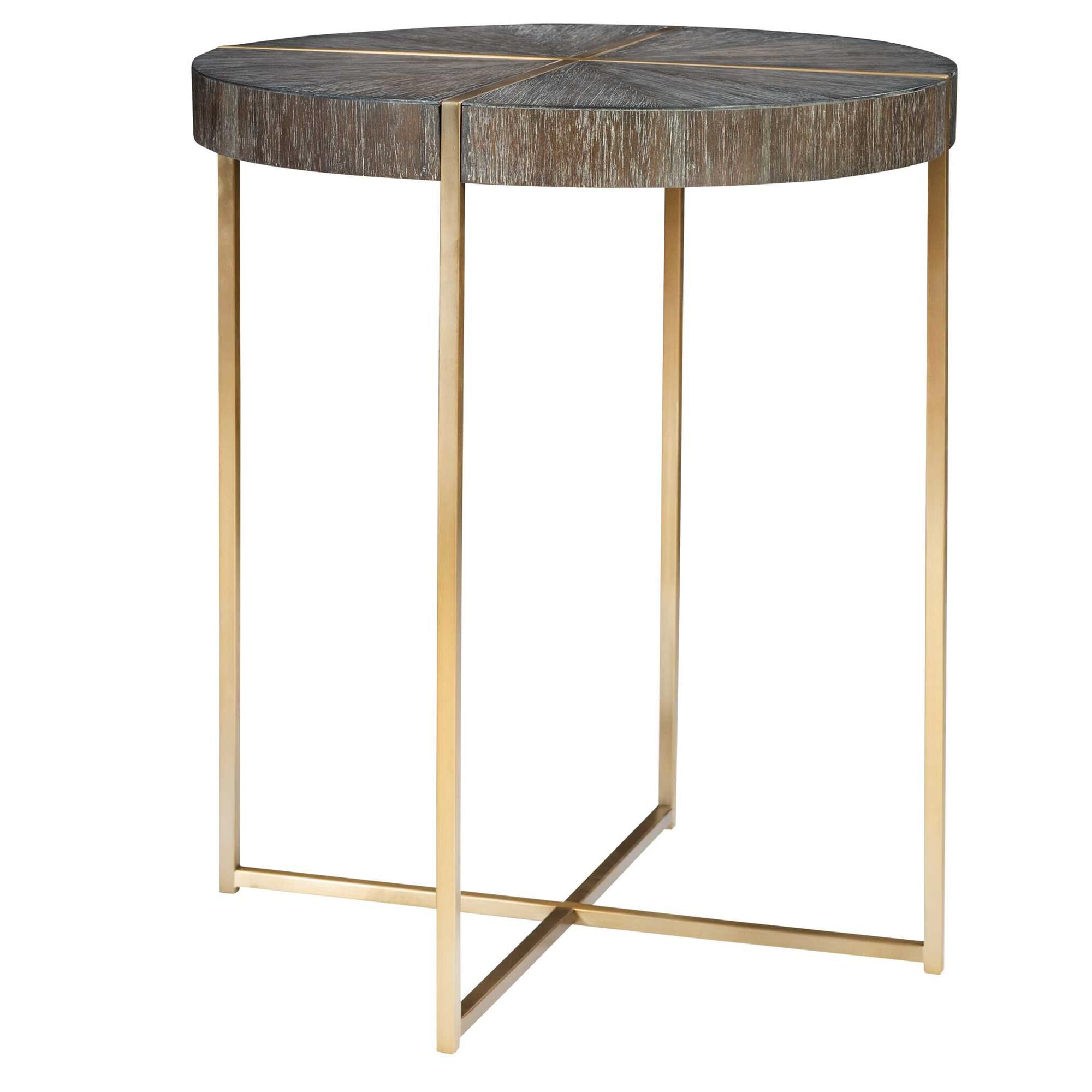 Shown in Contemporary In Style, This Accent Table Features A Stainless Steel Framework Finished In A Brushed  finish