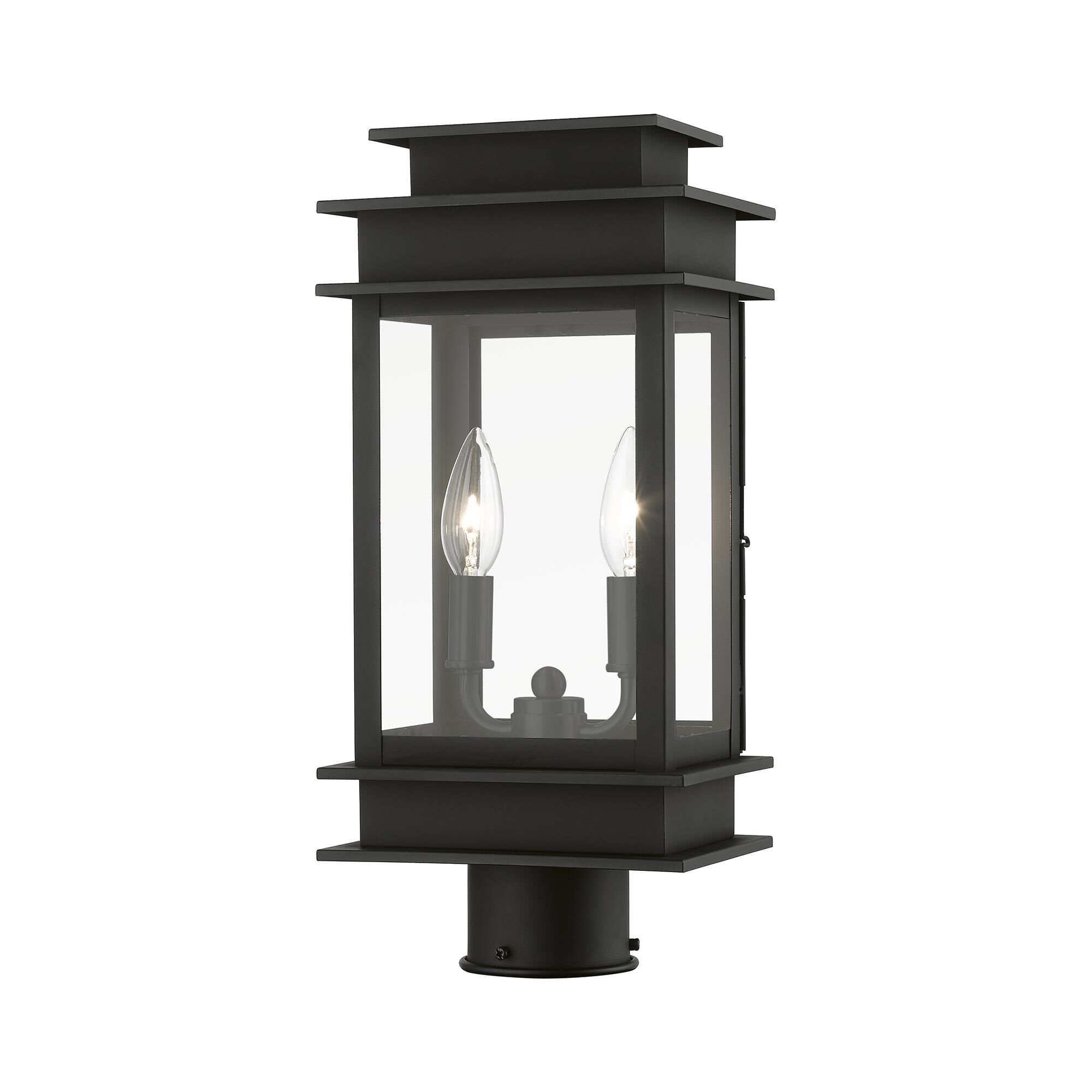 Princeton 16 Inch Tall 2 Light Outdoor Post Lamp by Livex Lighting