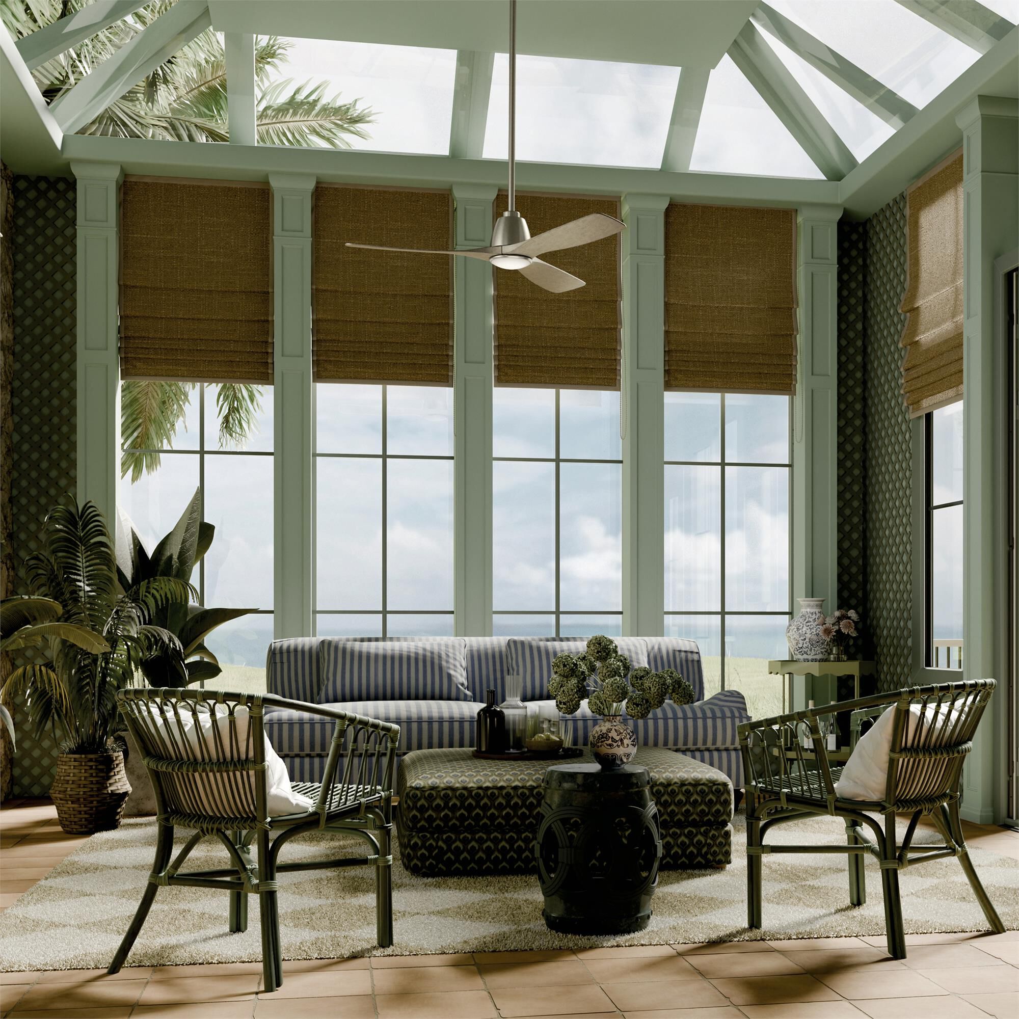 Shown in Brushed Nickel finish and Satin Etched Cased Opal glass