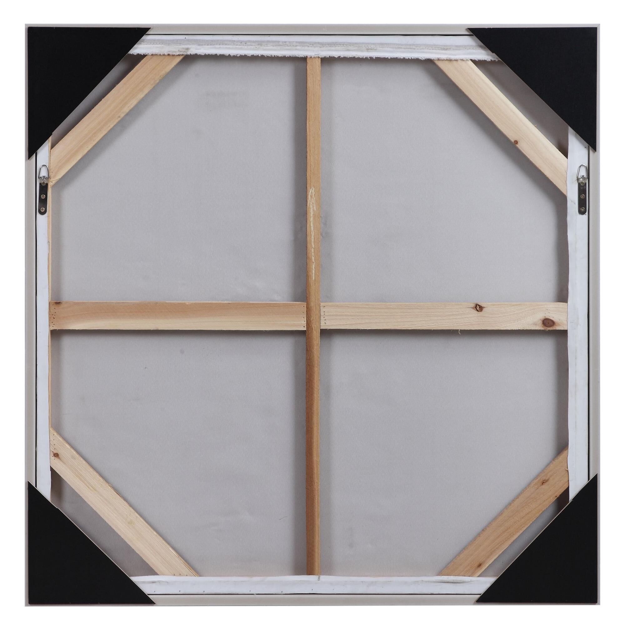 Shown in Heavily Textured With Natural Tones And Metallic Silver Highlights, Textured Antique Silver Frame finish