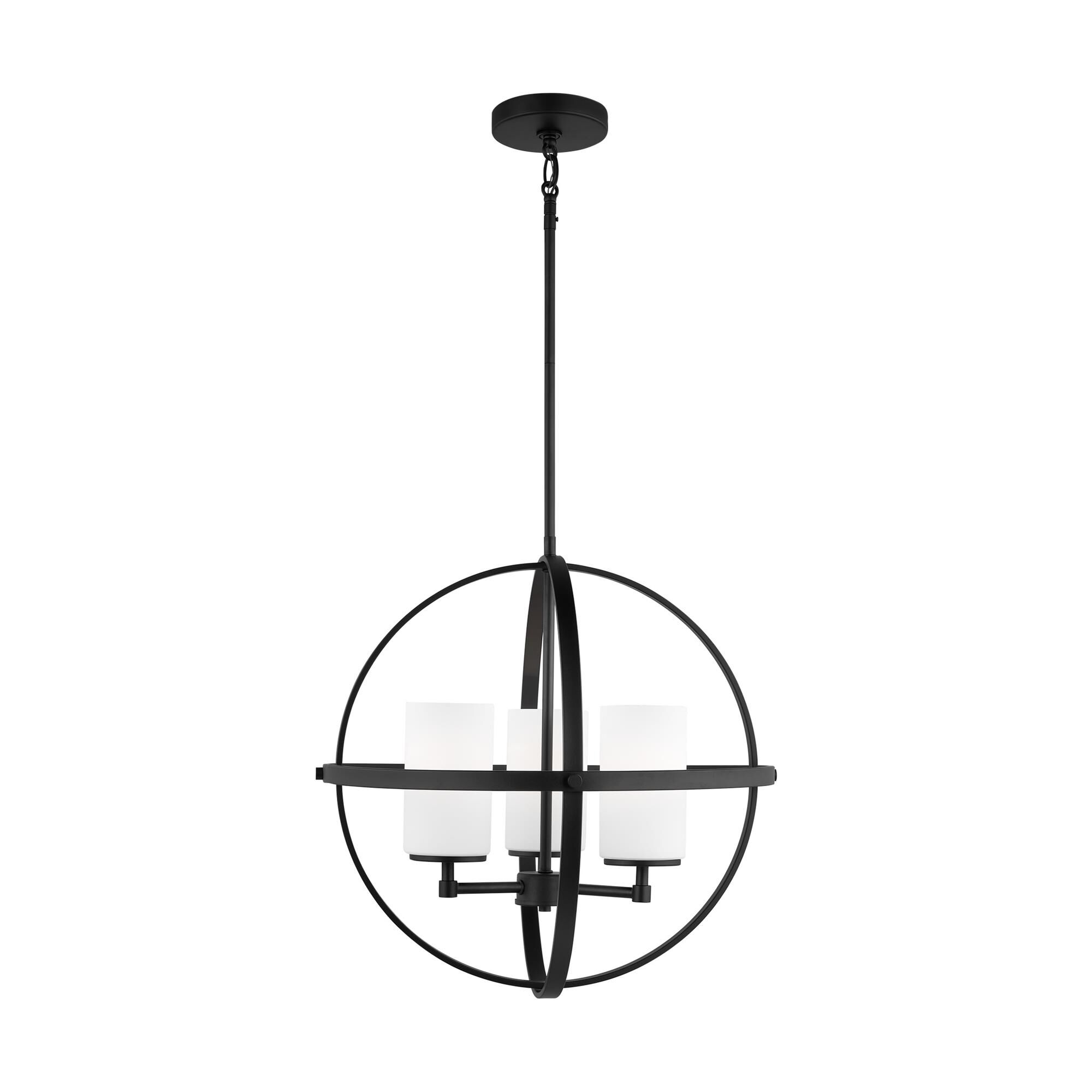 Shown in Midnight Black finish and Etched and White Inside glass
