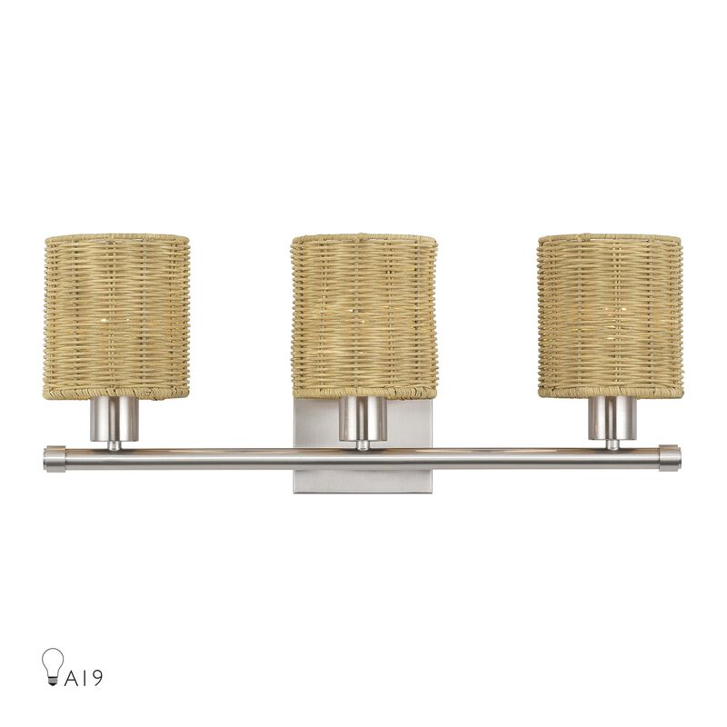 Weavington 24 Inch Bath Vanity Light by Livex Lighting