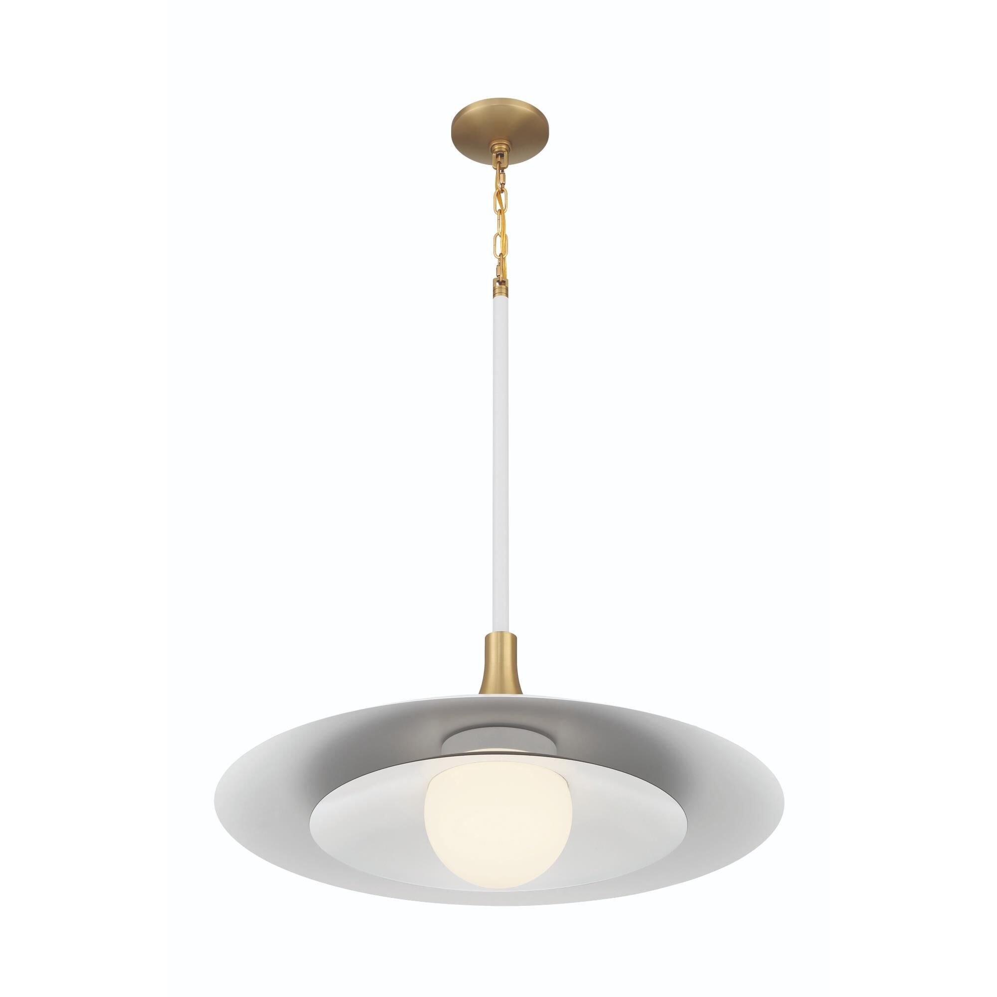 Shown in White finish