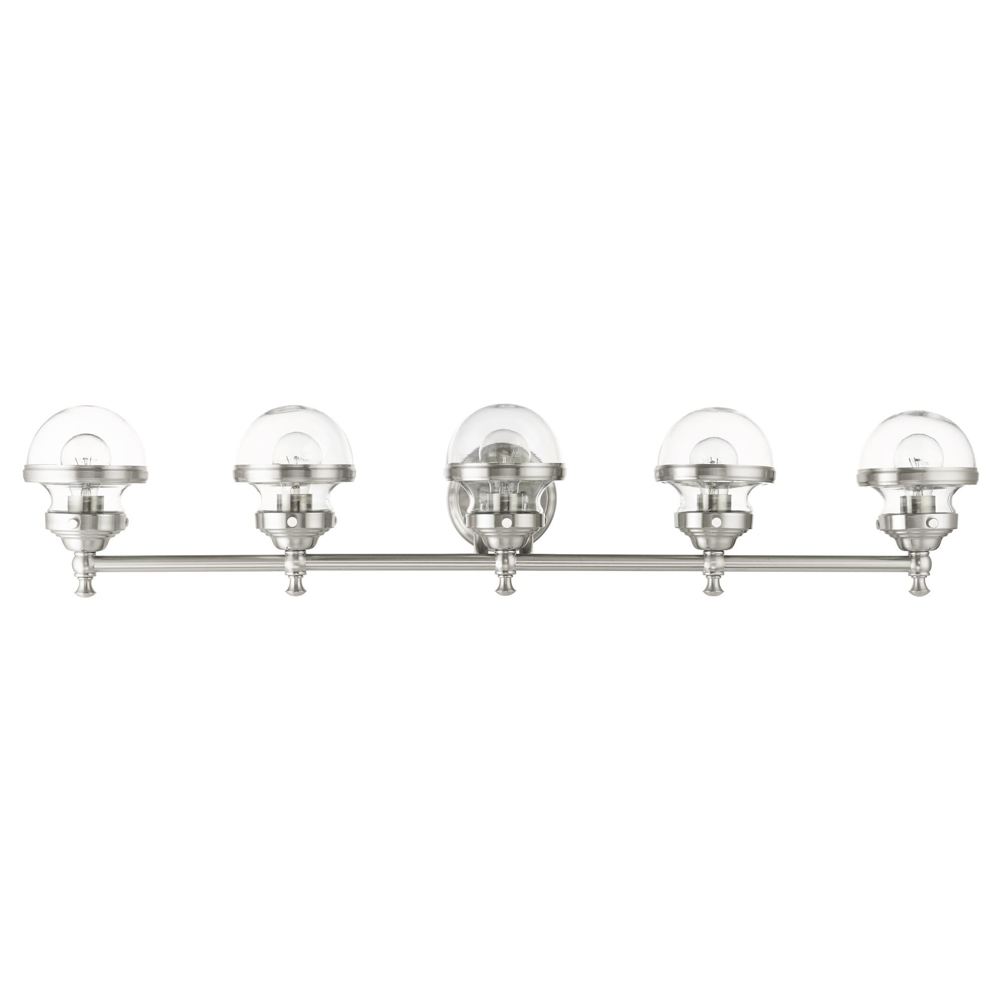 Oldwick 42 Inch 5 Light Bath Vanity Light by Livex Lighting