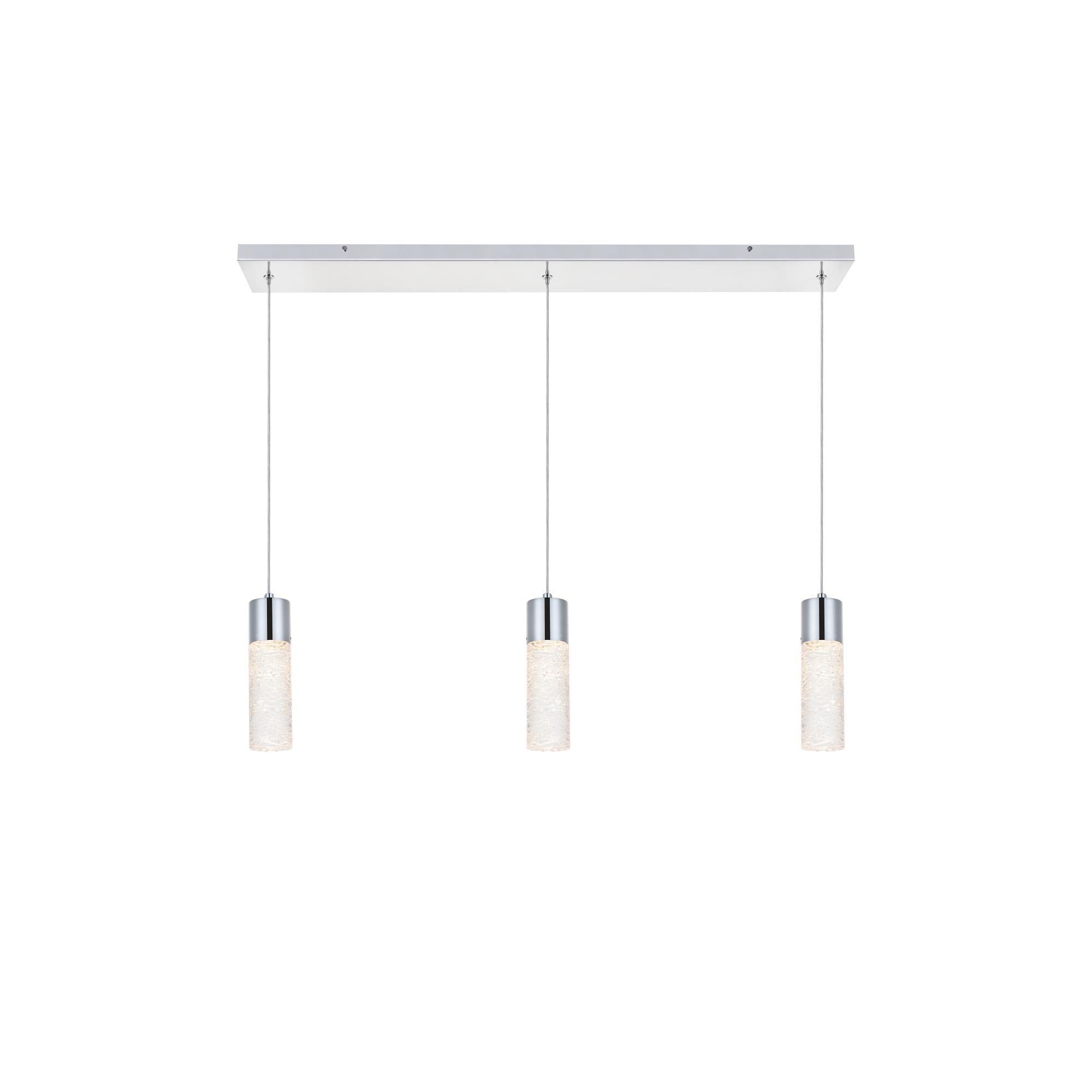 Shown in Chrome finish and Clear glass