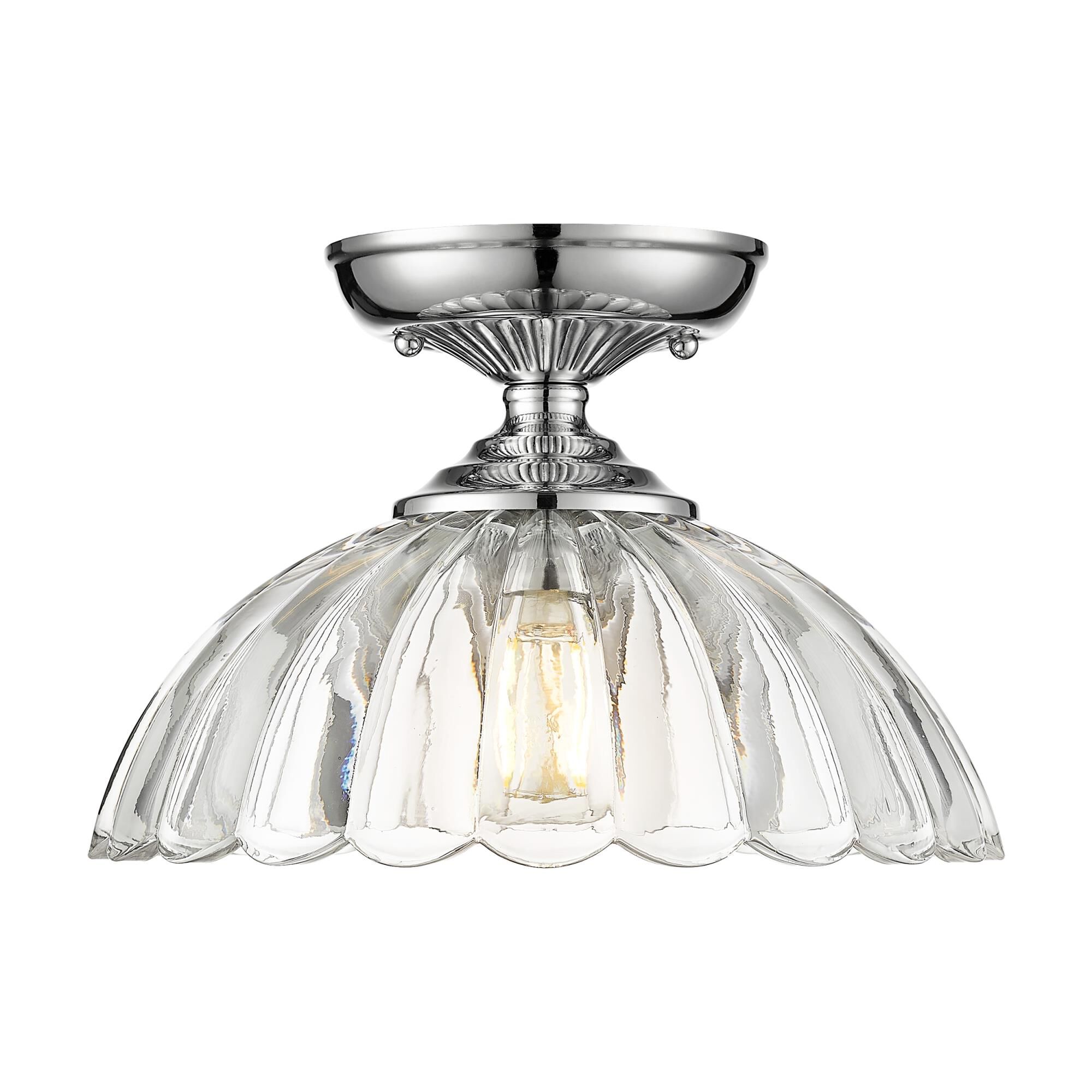 Shown in Clear Glass finish and Clear Glass shade