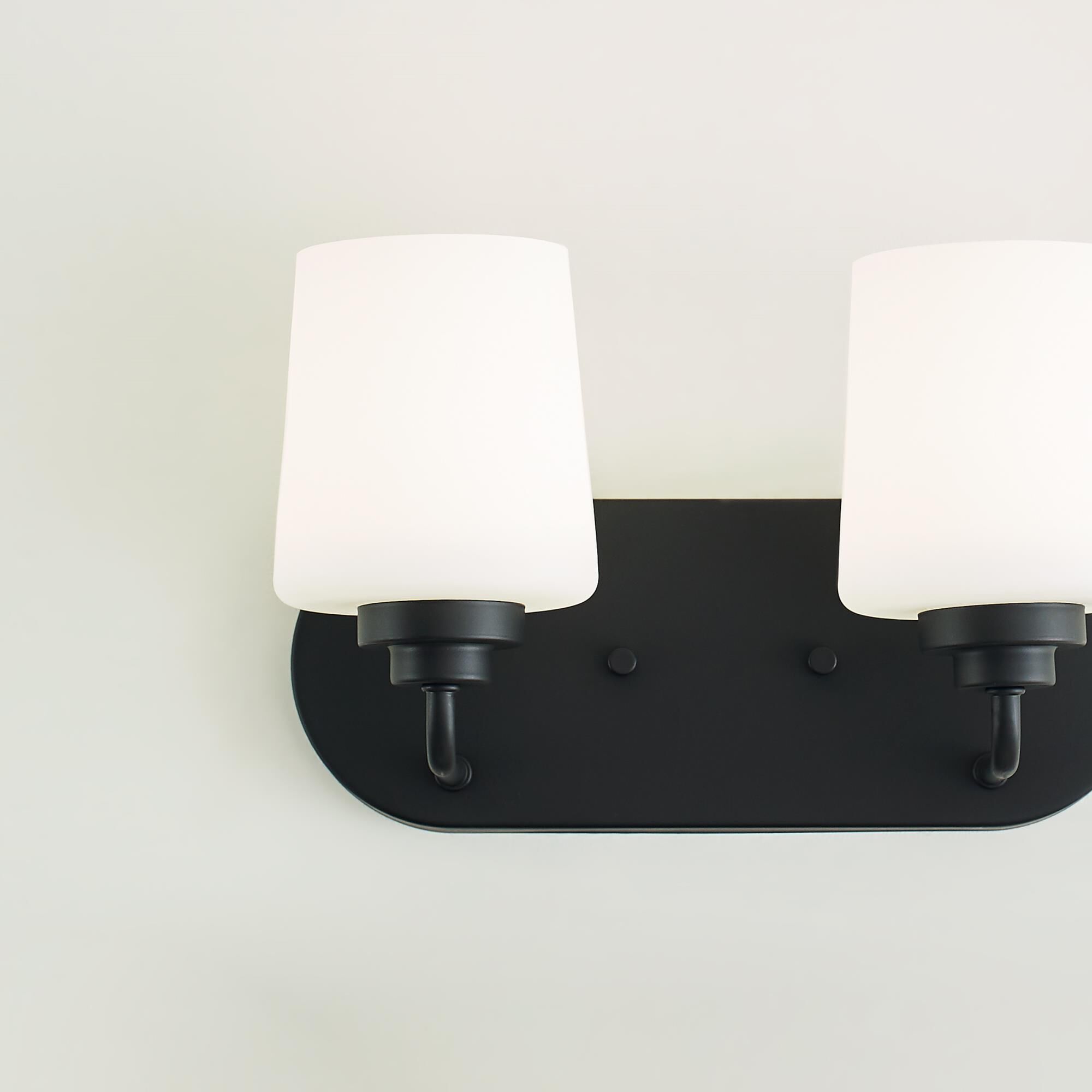 Shown in Midnight Black finish and Etched with White Inside glass