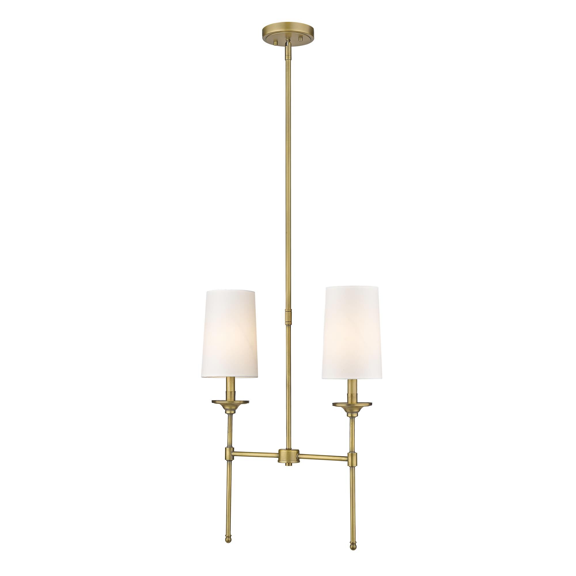 Shown in Rubbed Brass finish and Cloth Cover glass and Cloth Cover shade