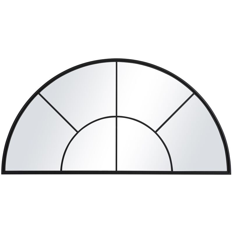 Rousseau Iron Window Arch Mirror Decorative Mirrors by Uttermost