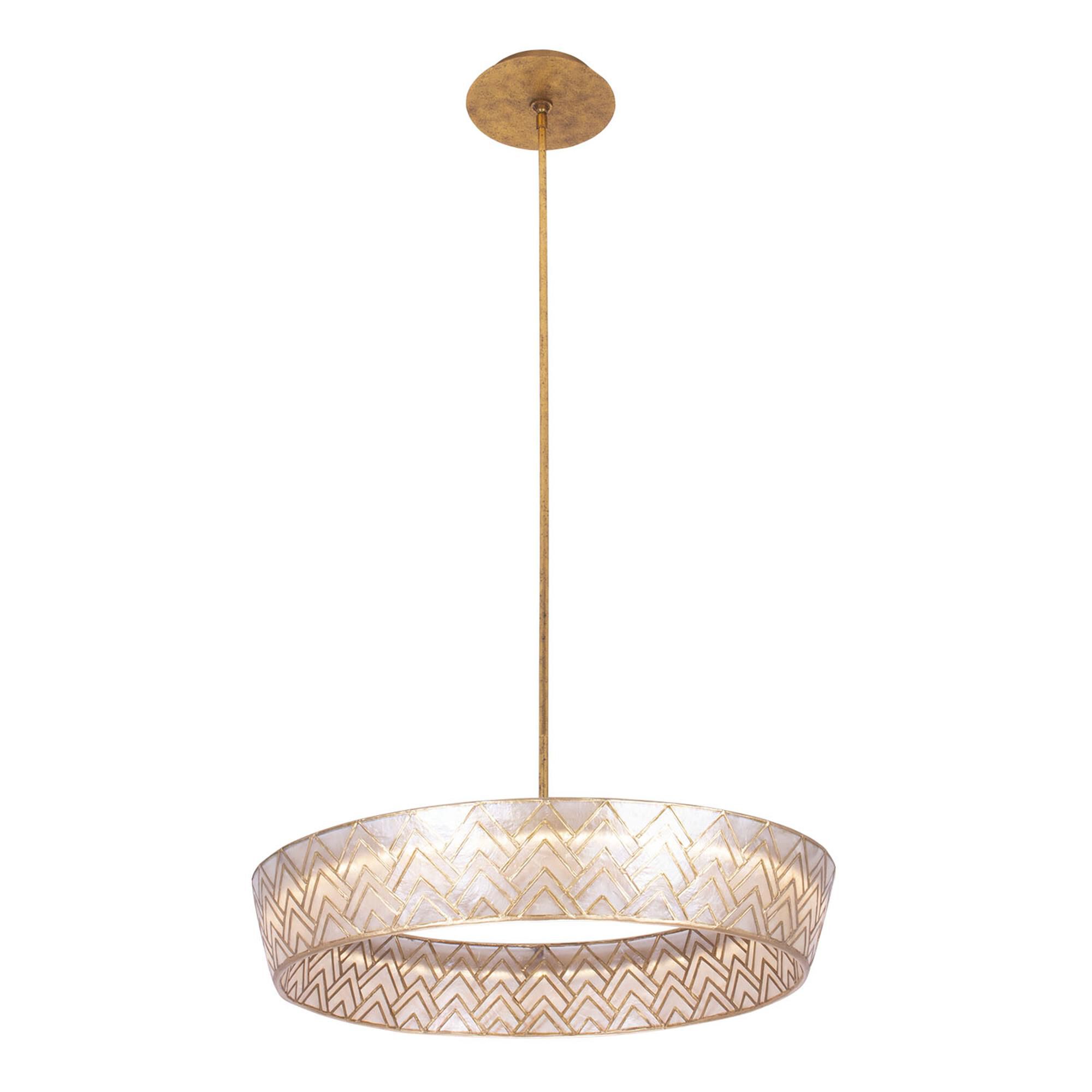 Shown in Oxidized Gold Leaf finish