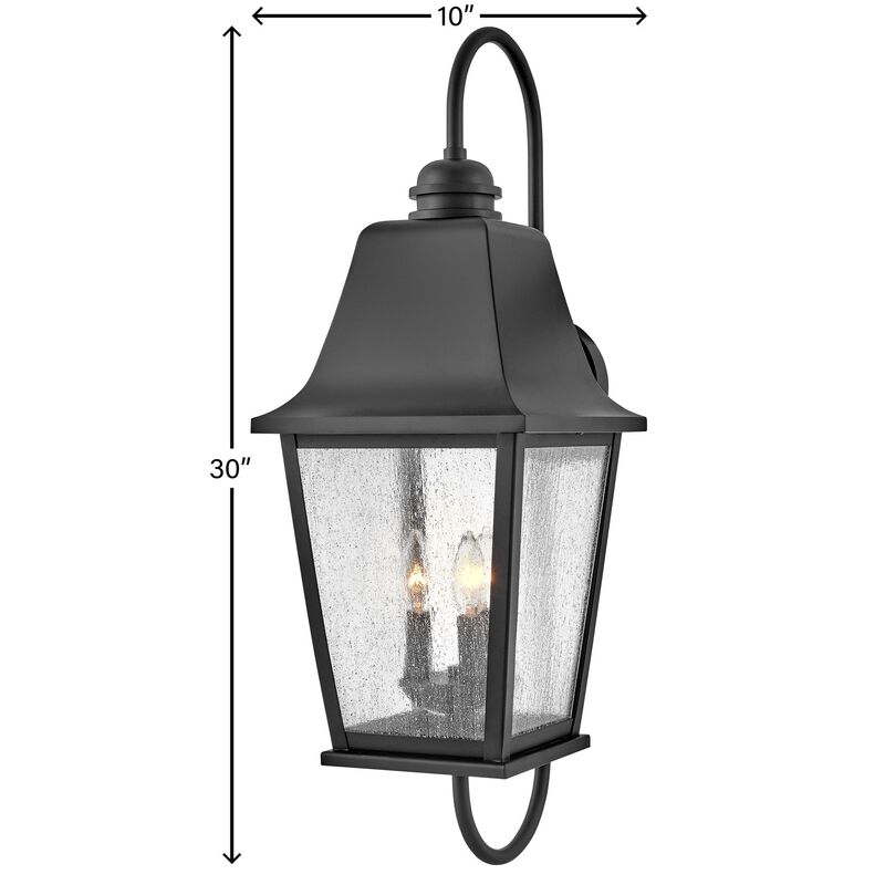 Kingston 30 Inch Tall 3 Light LED Outdoor Wall Light by Hinkley Lighting