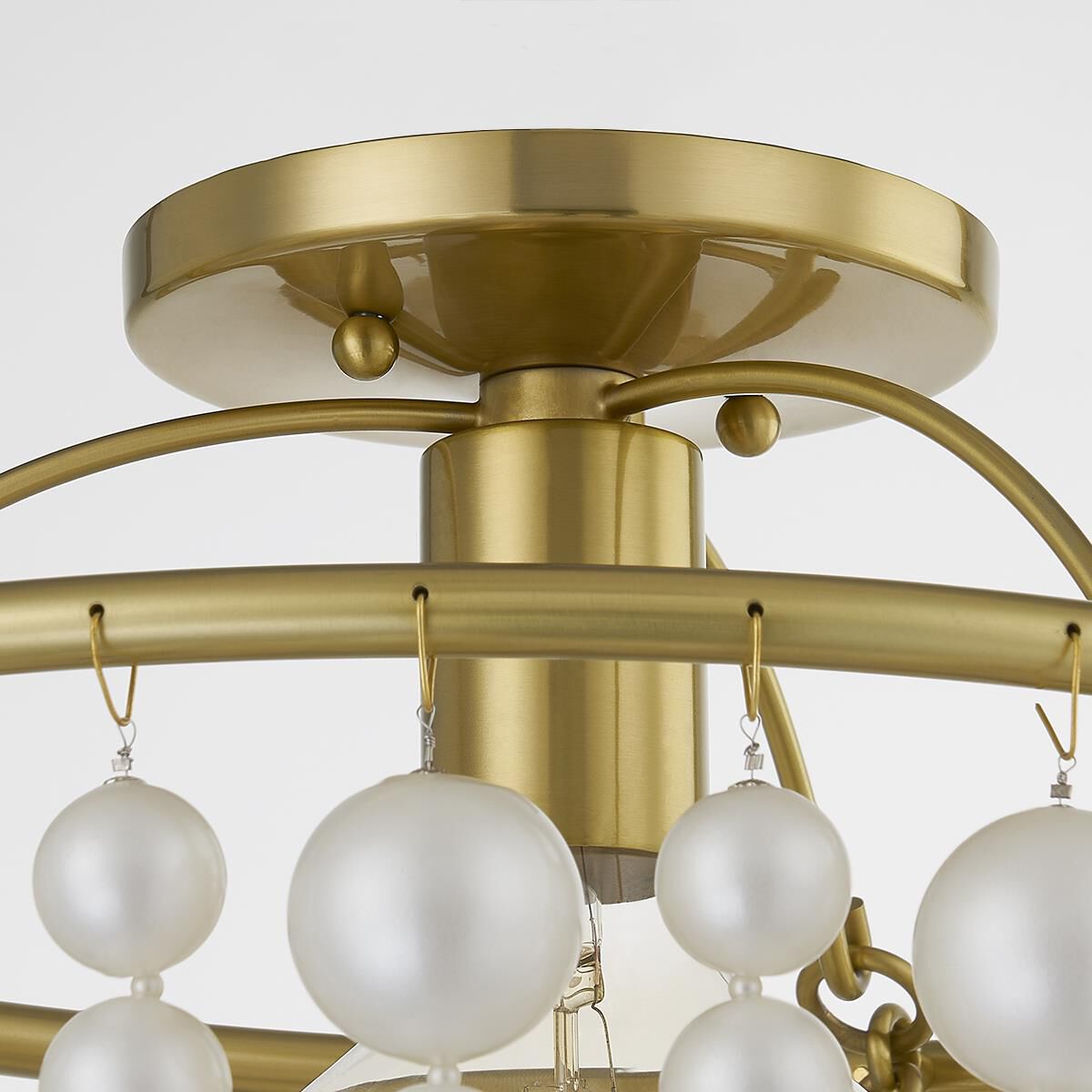 Kinsley 15 Inch Semi Flush Mount by Mitzi