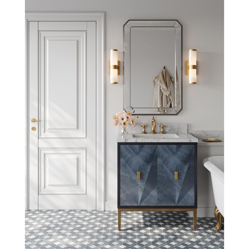 Antiqued Medium Decorative Mirror by Currey & Company