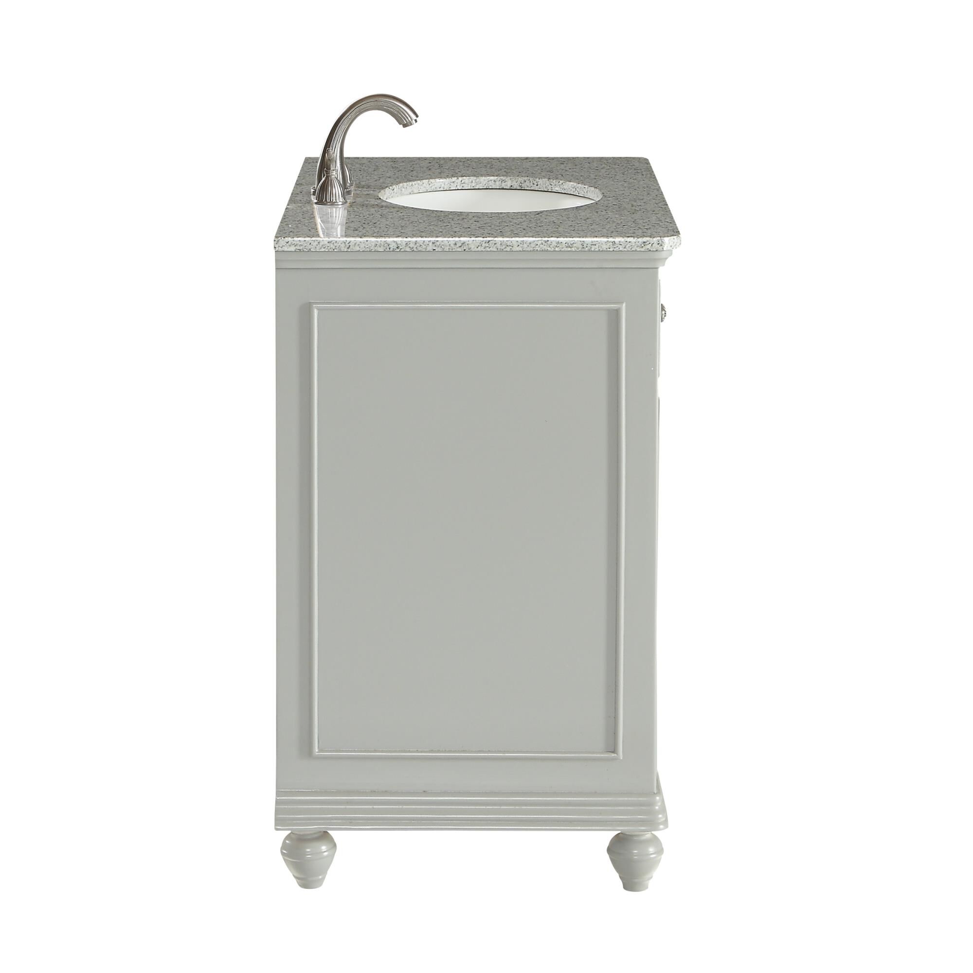 Shown in Light Grey finish