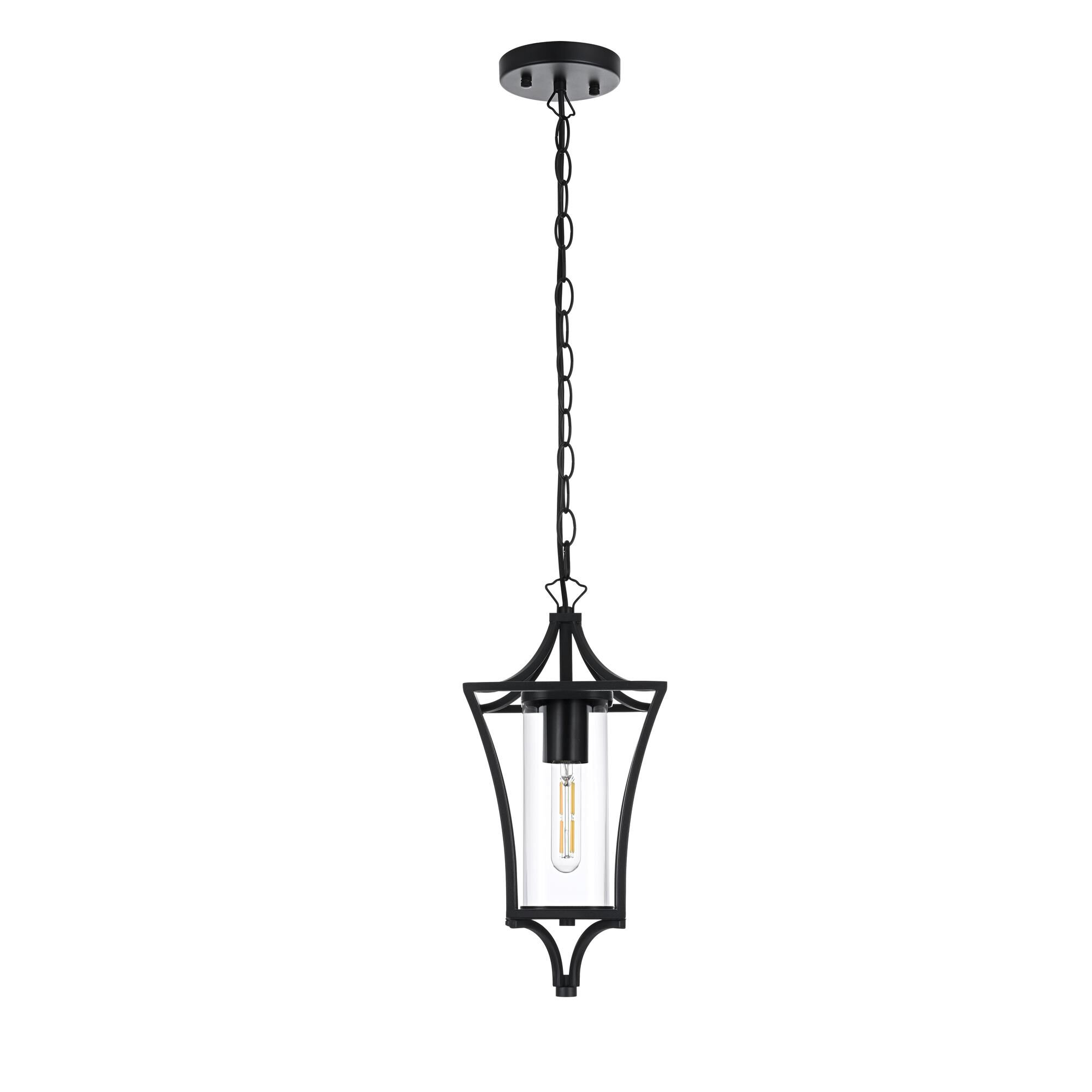 Belgrade 7 Inch Outdoor Hanging Lantern by Elegant Lighting