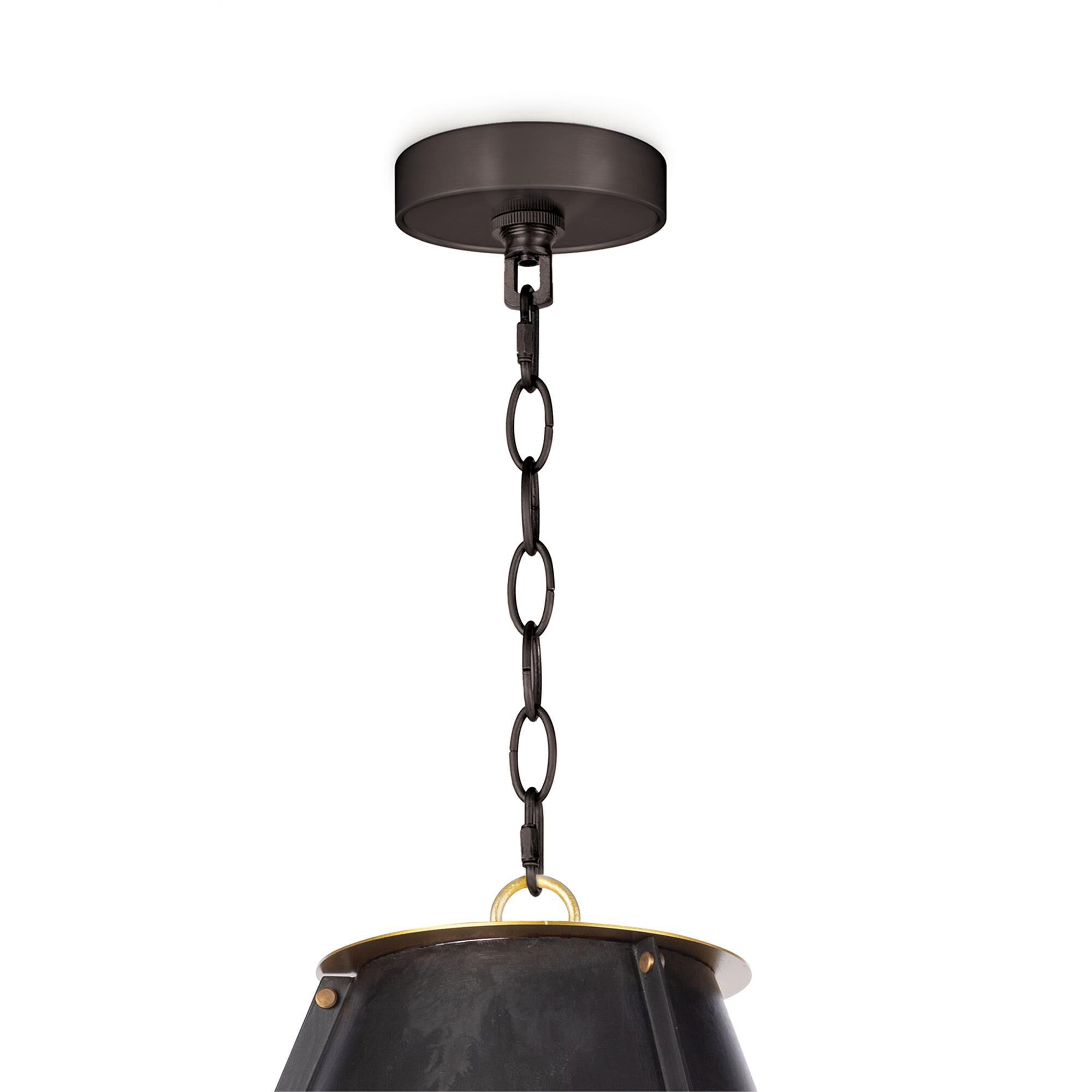 Shown in Blackened Brass finish