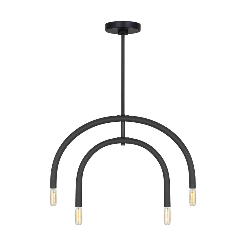 Drew & Jonathan Hadden 27 Inch 4 Light Chandelier by Visual Comfort Studio Collection